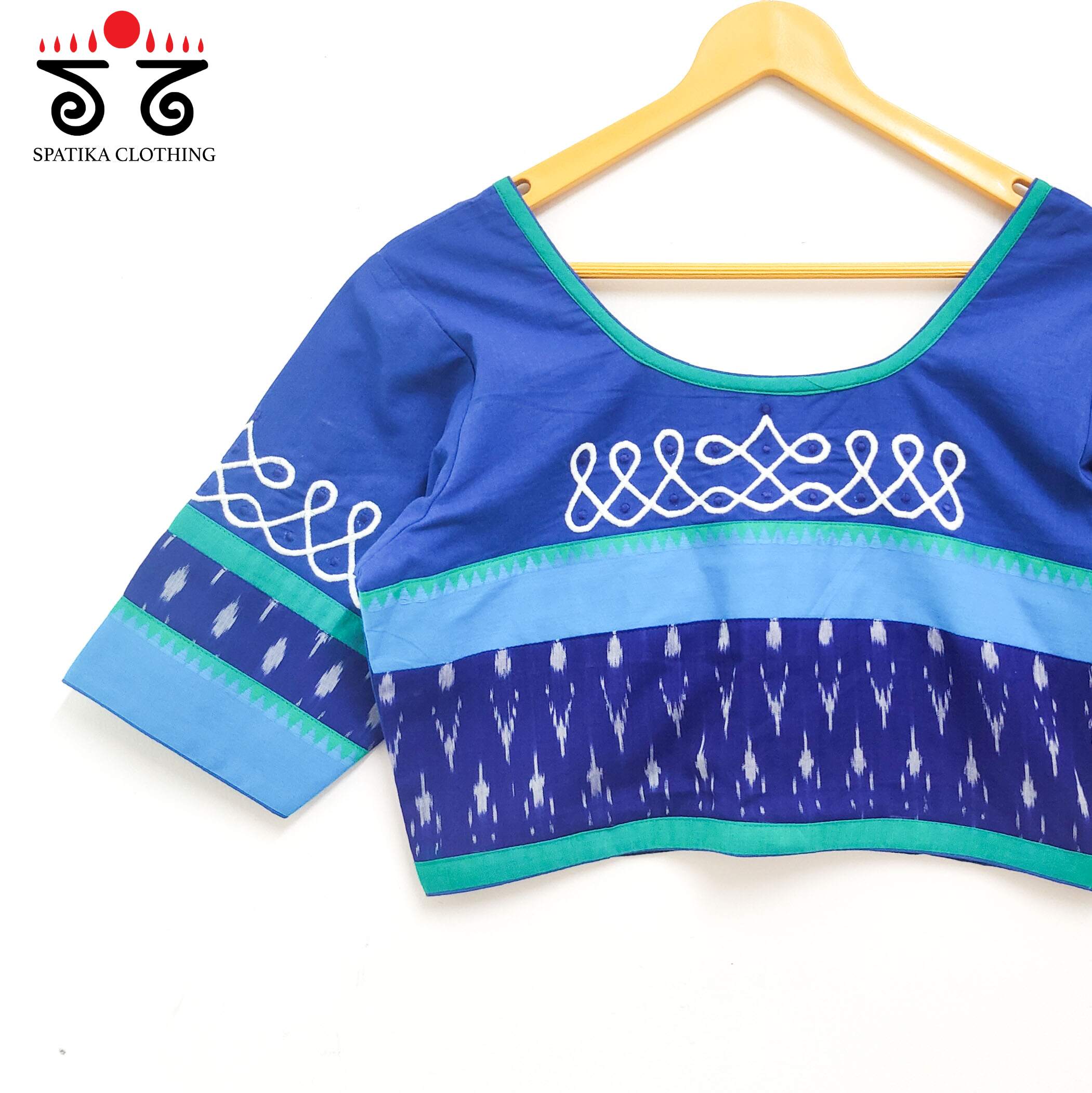 Prabhavati Kolam Handcrafted Blouse