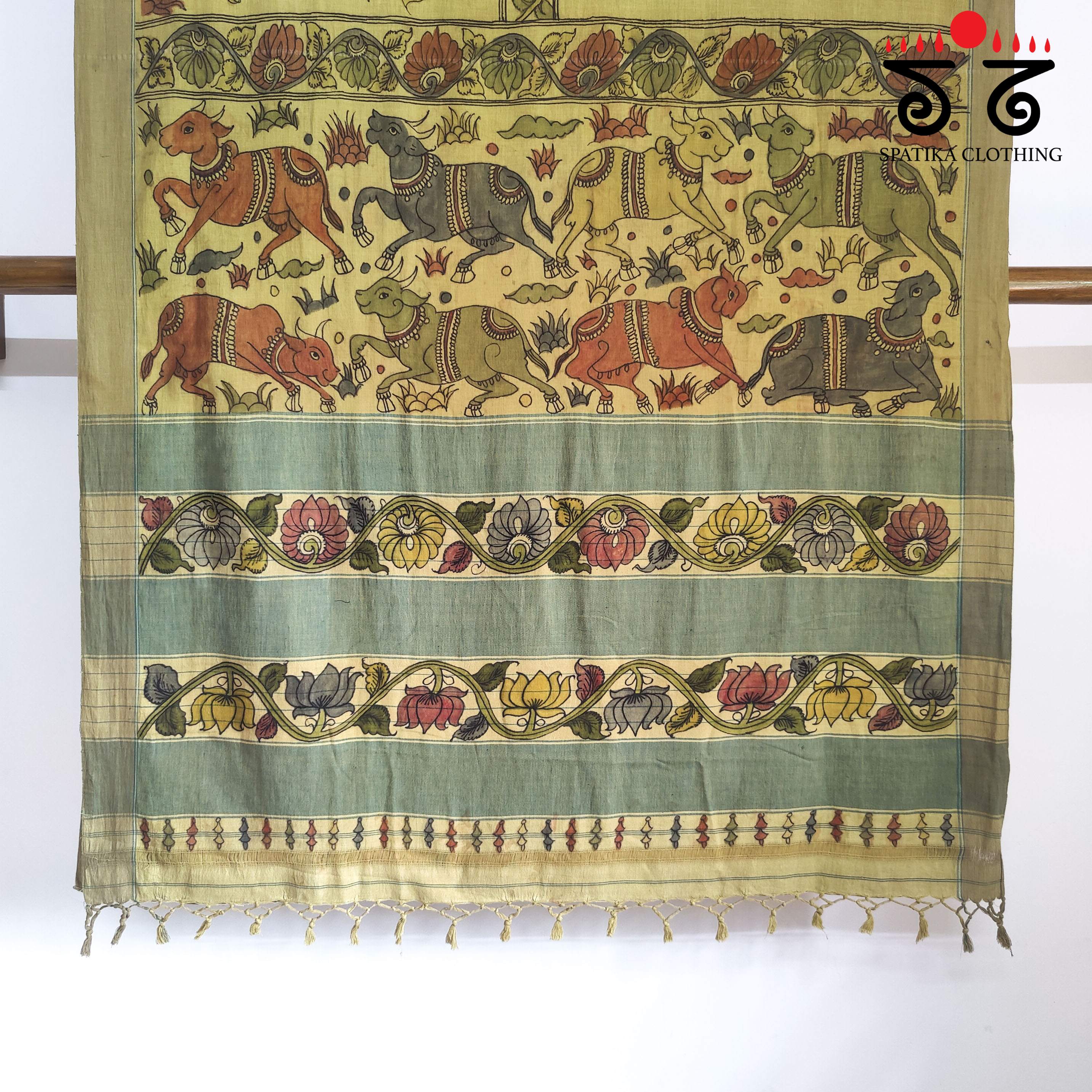 Kalamkari Handspun Cotton Saree
