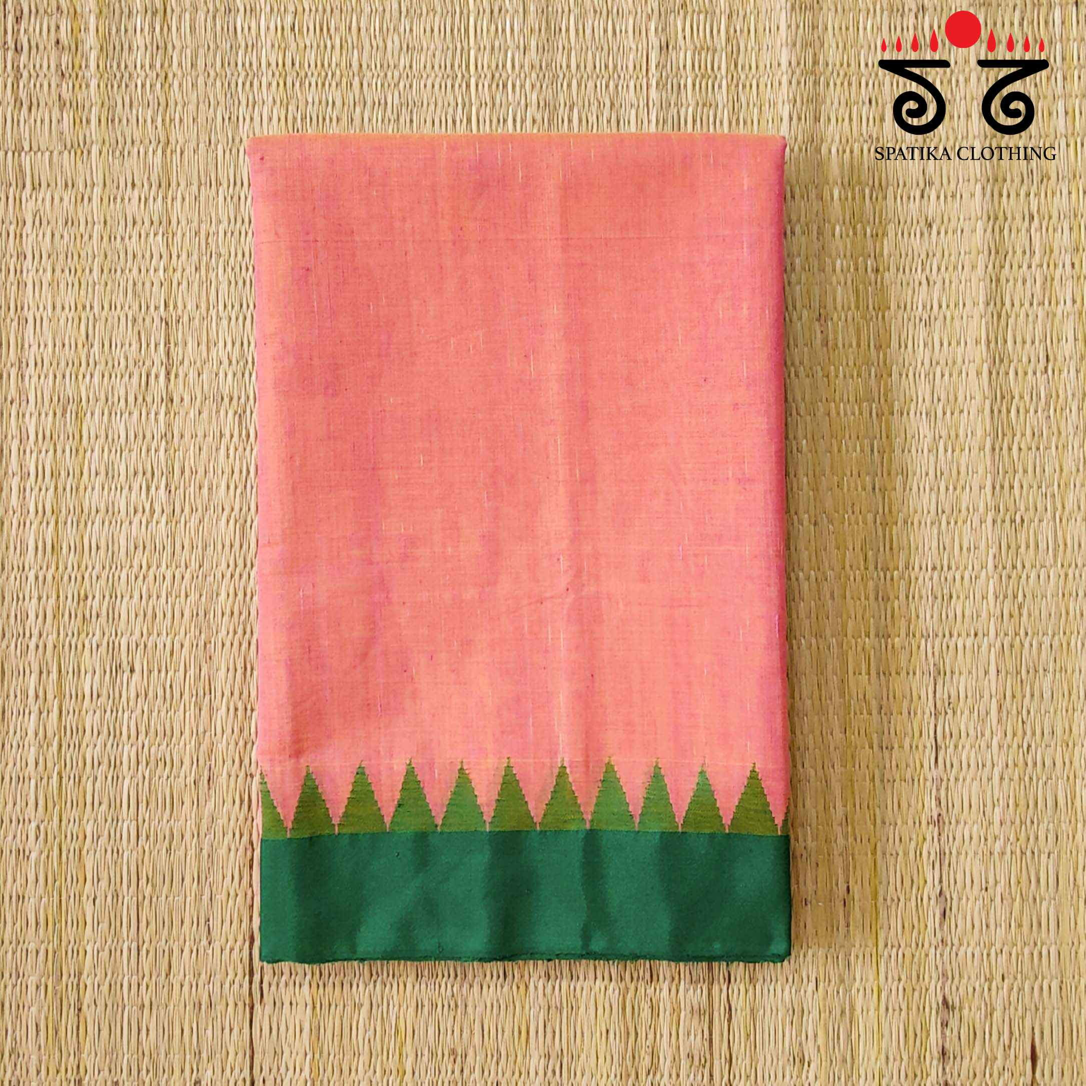 Ponduru Handspun Saree - With Silk border