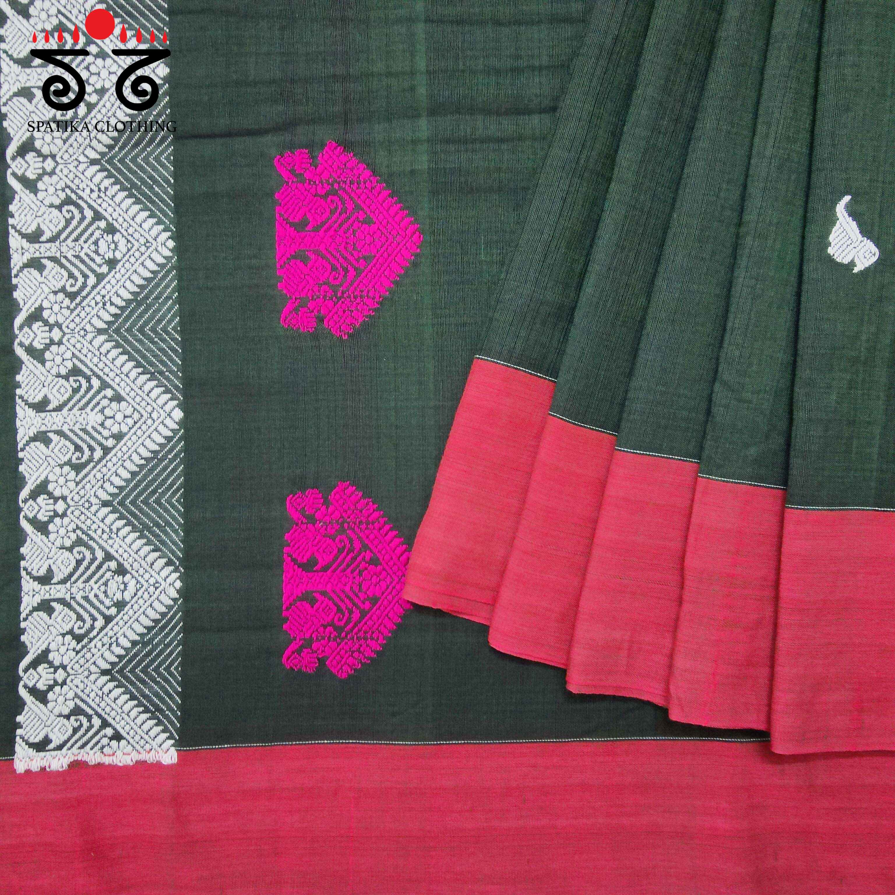 Assam Handwoven Cotton Saree