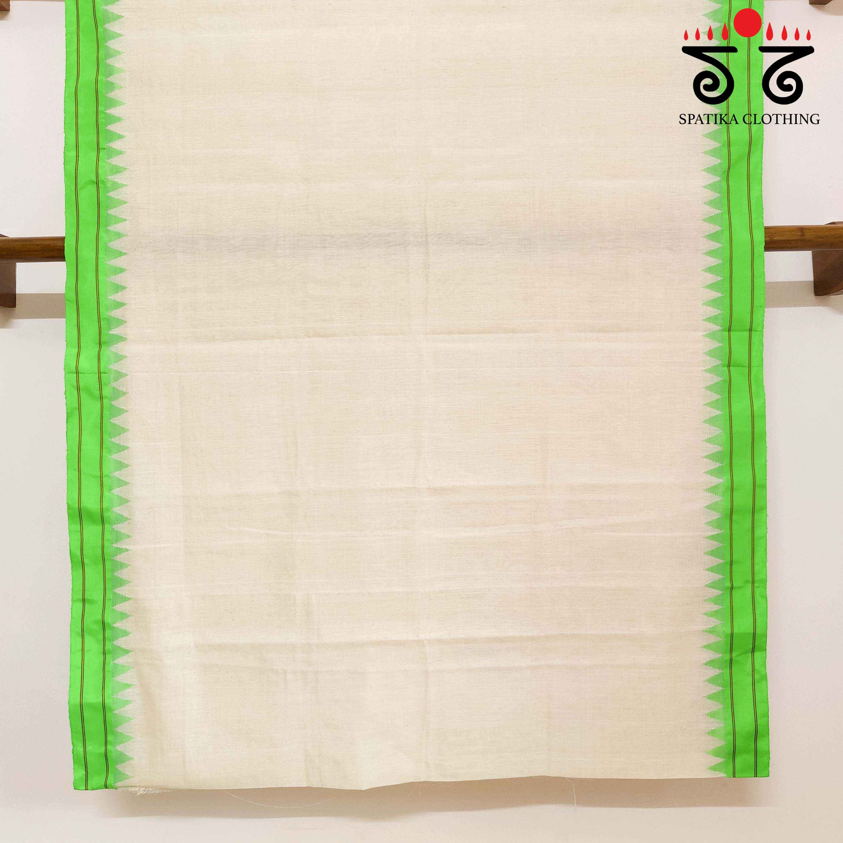 Ponduru Handspun Saree - With Silk border