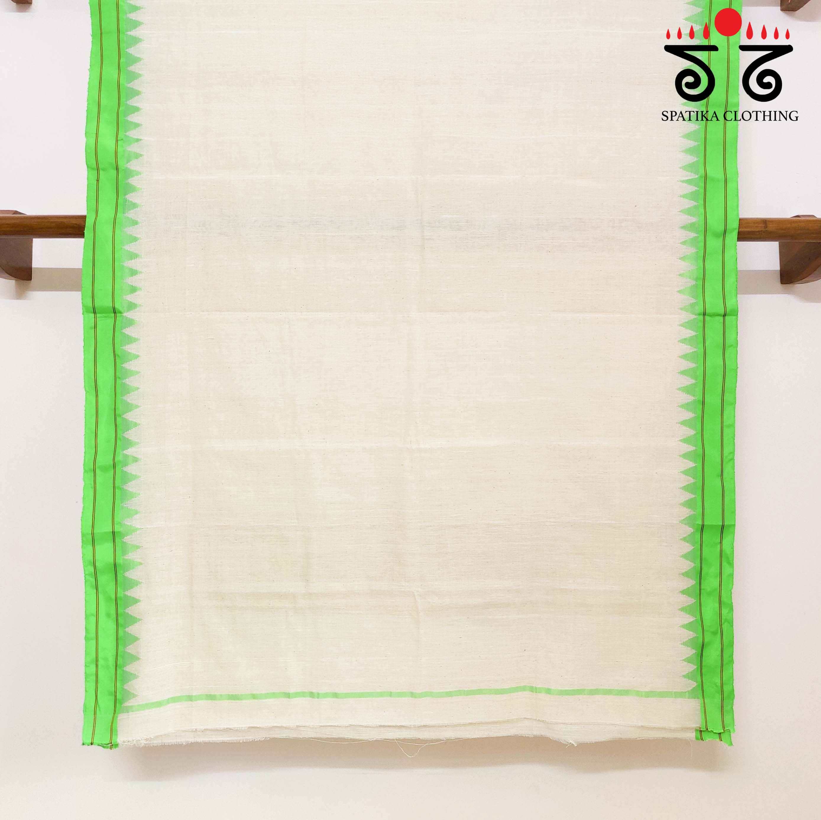 Ponduru Handspun Saree - With Silk border