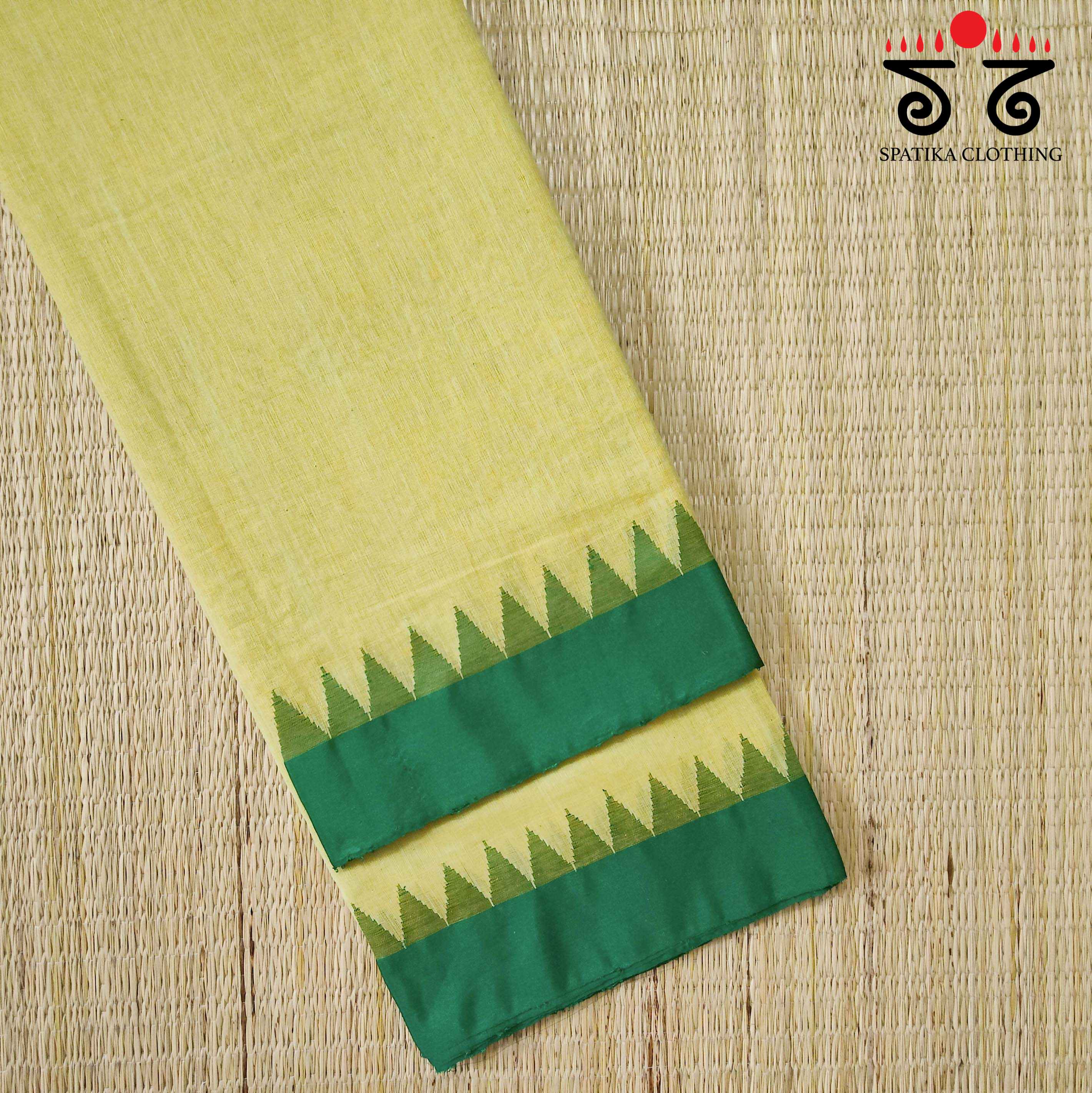 Ponduru Handspun Saree - With Silk border