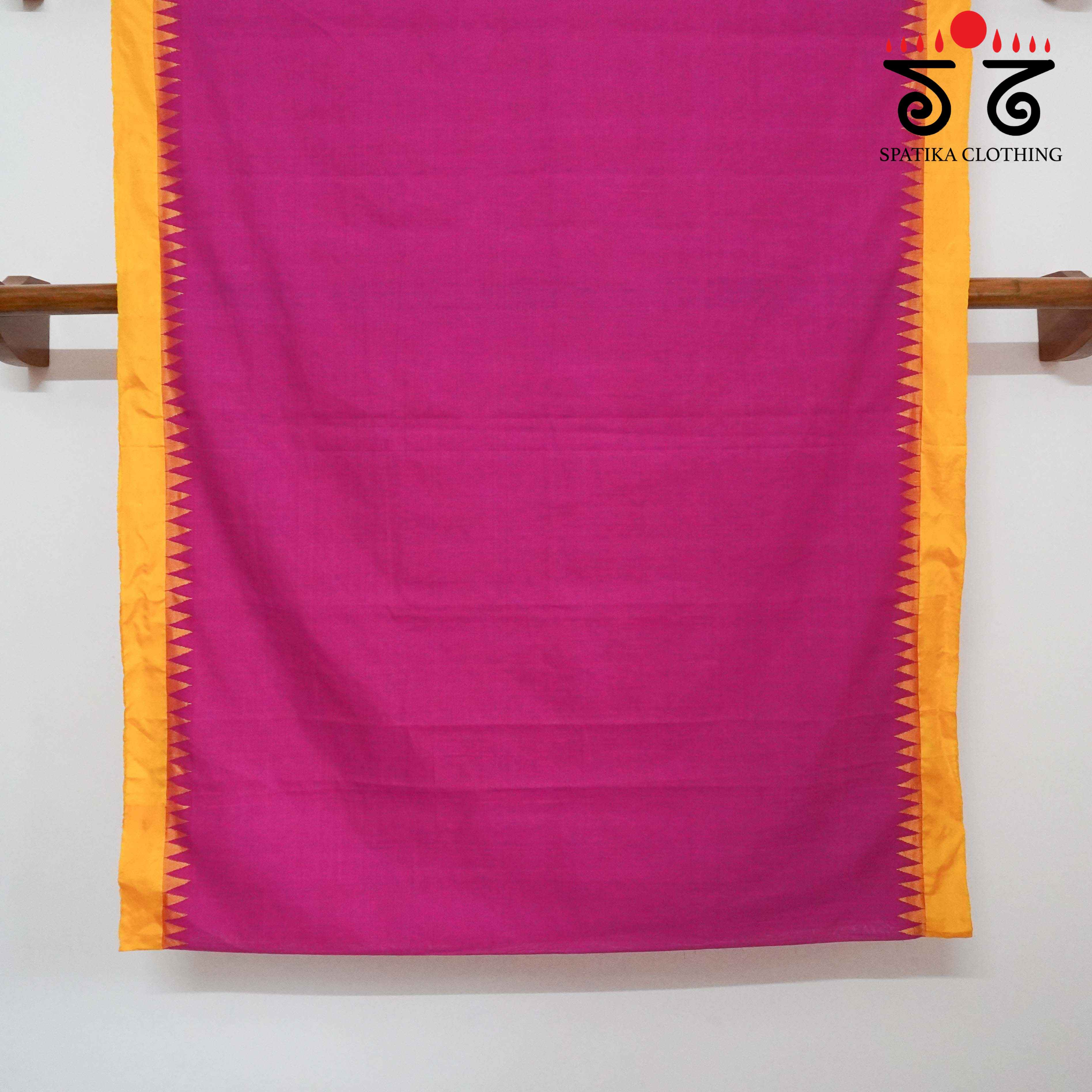 Ponduru Handspun Saree - With Silk border