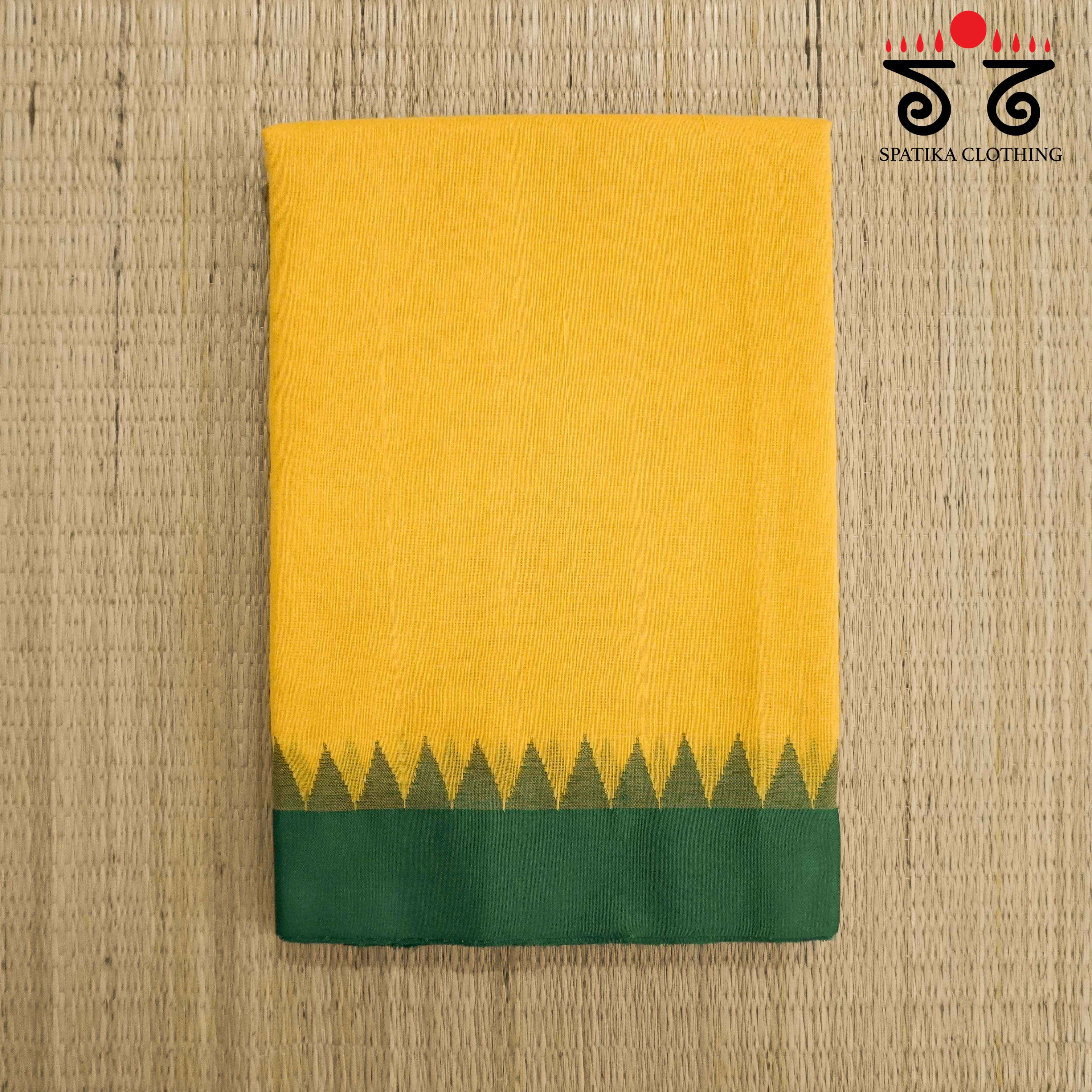 Ponduru Handspun Saree - With Silk border