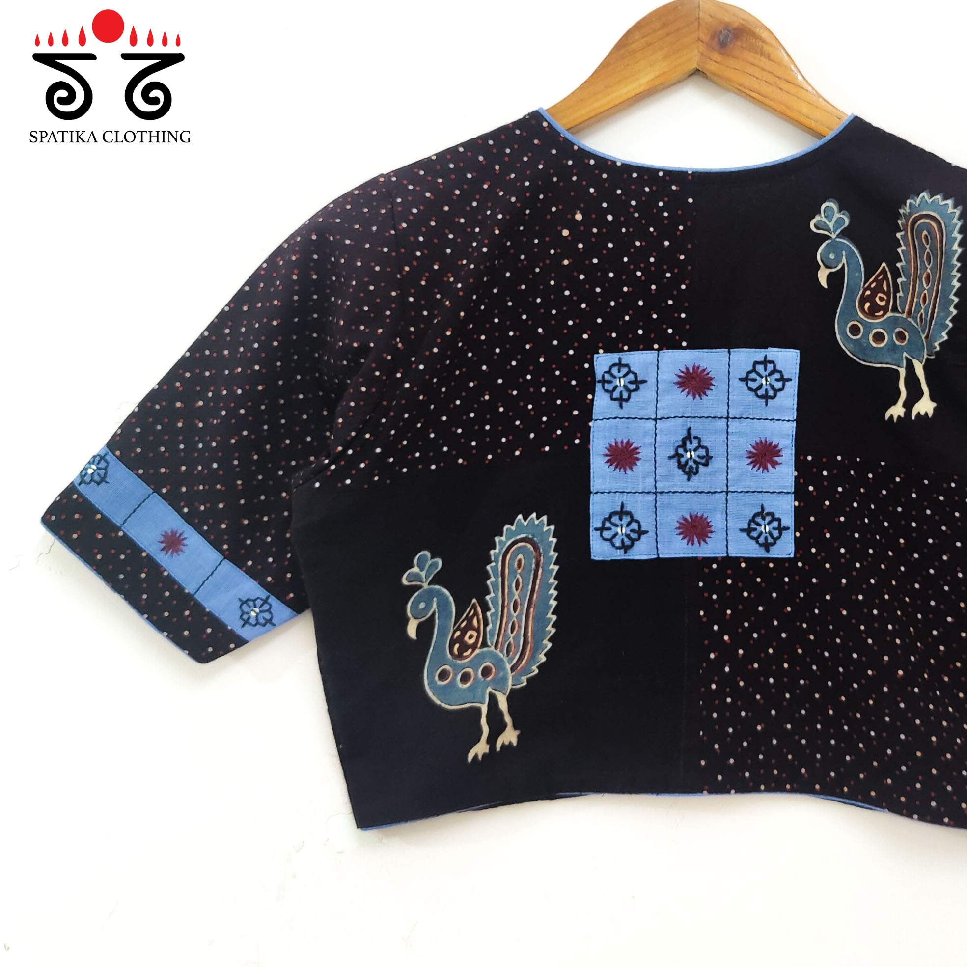 Morni Collage-Handcrafted Blouse