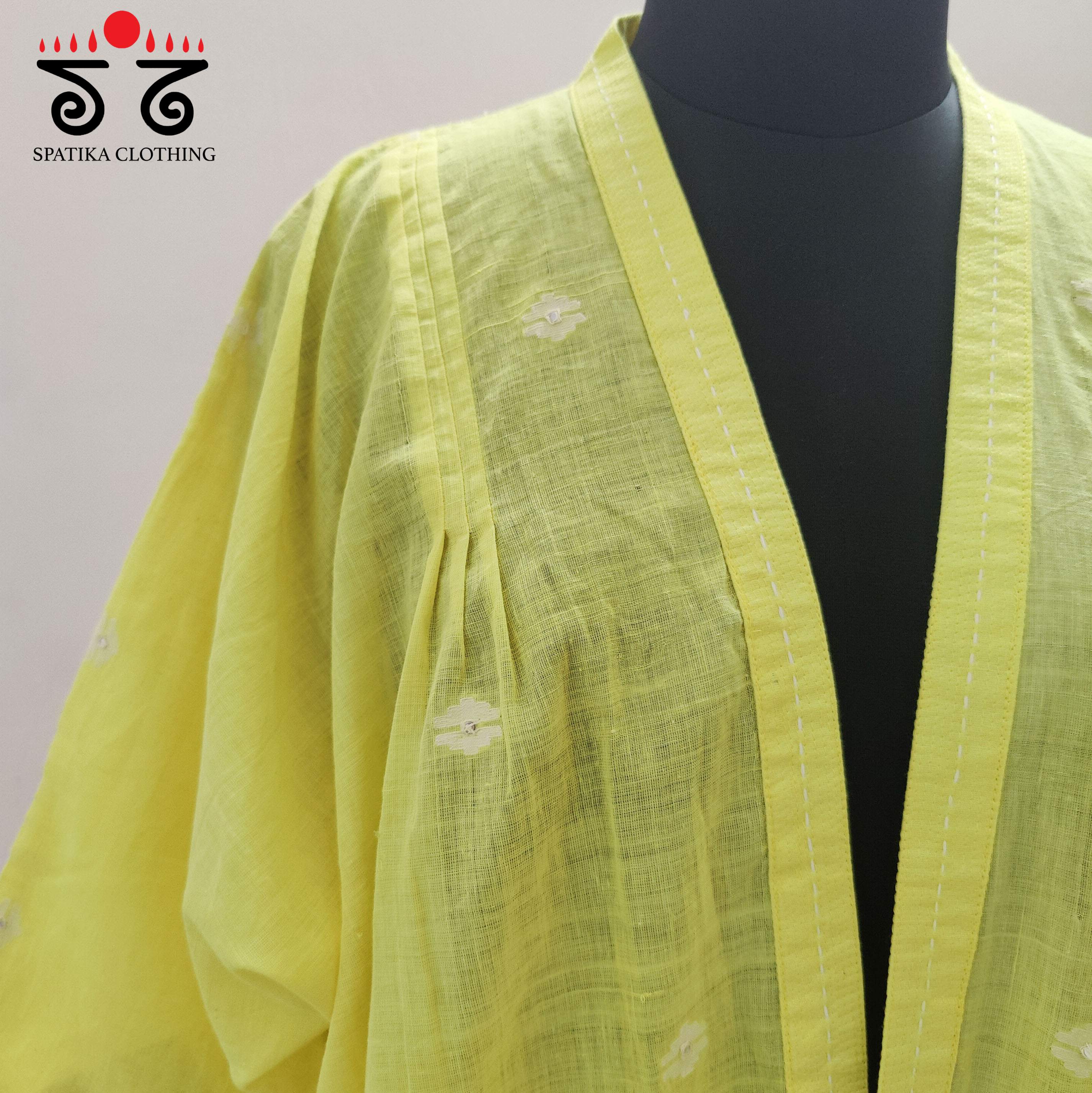 Handwoven Jamdhani Overlay