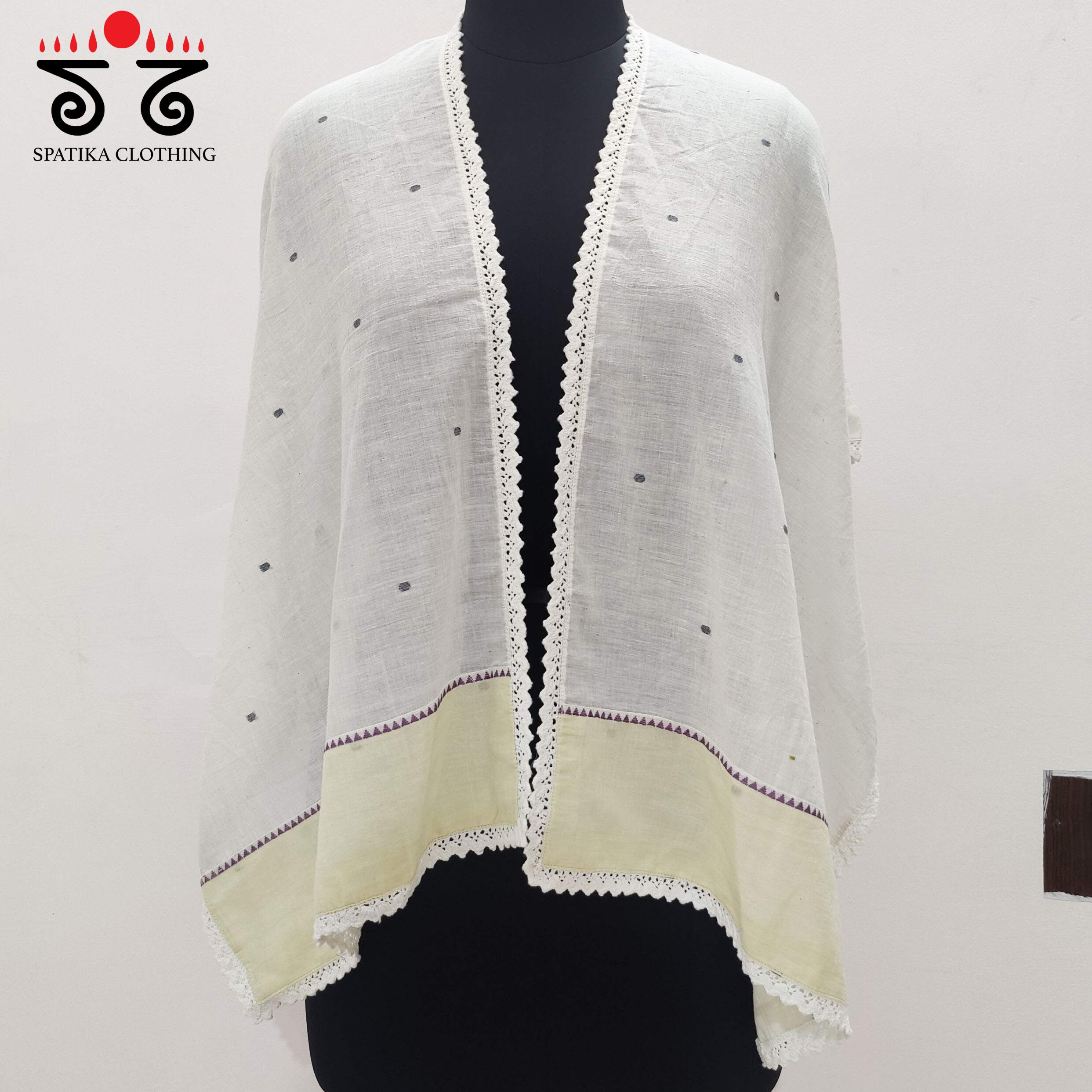 Handwoven Jamdhani Overlay