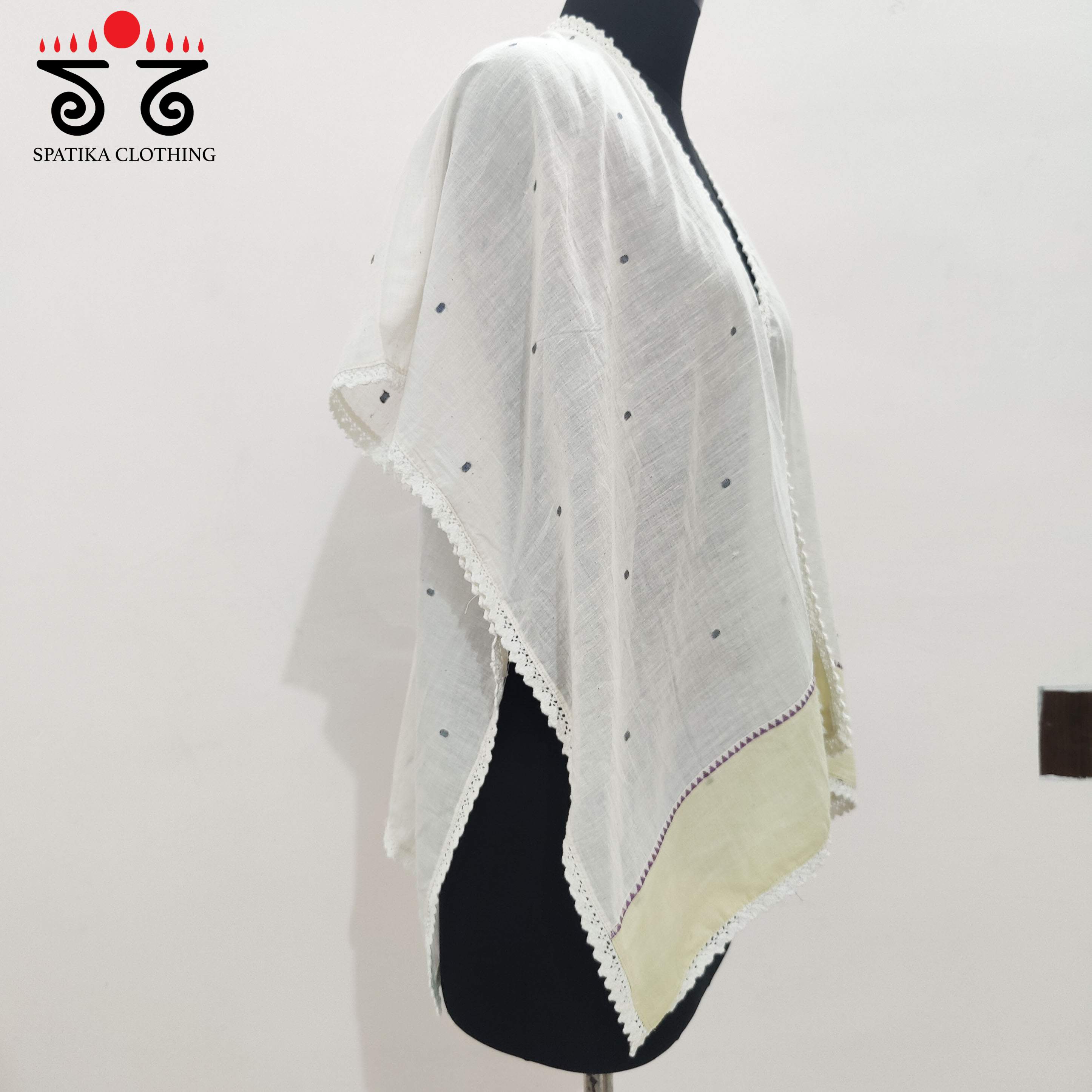 Handwoven Jamdhani Overlay