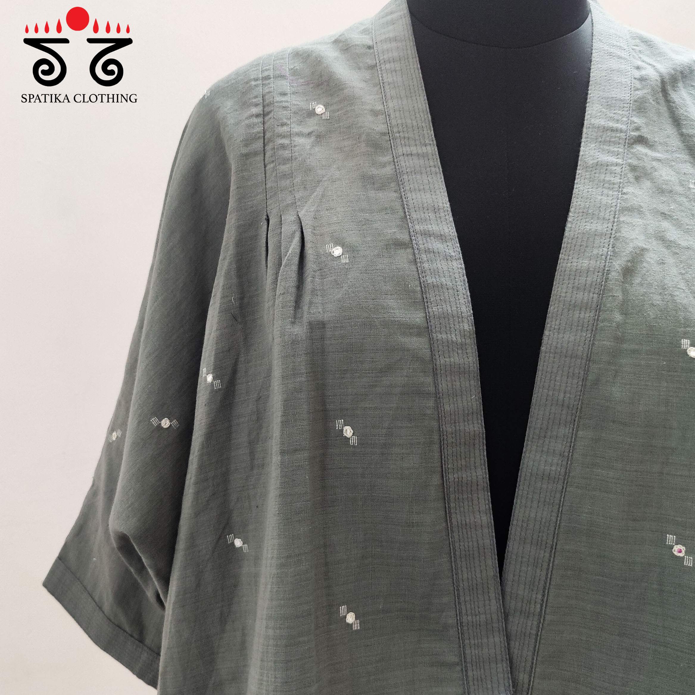 Handwoven Jamdhani Overlay