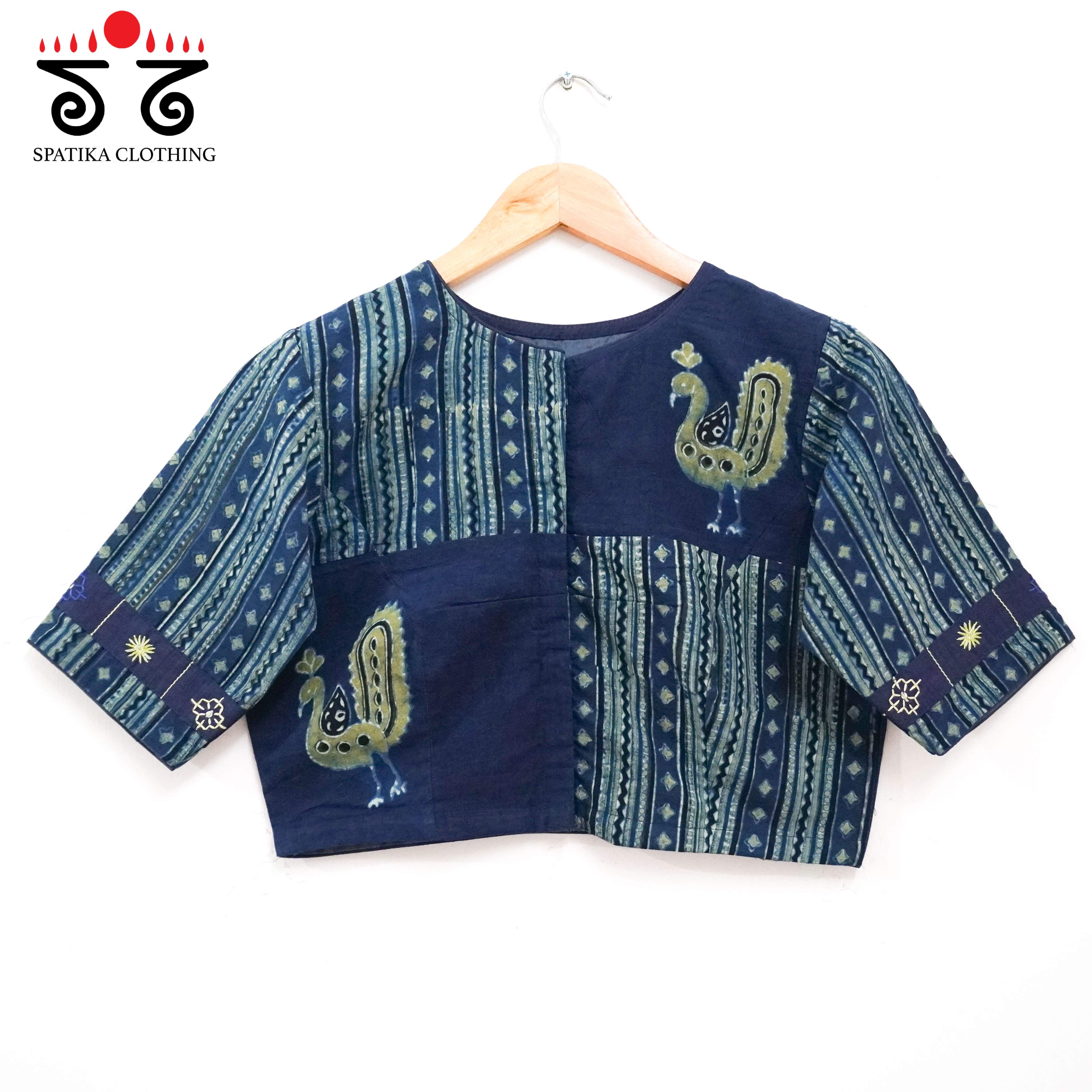 Morni Collage-Handcrafted Blouse