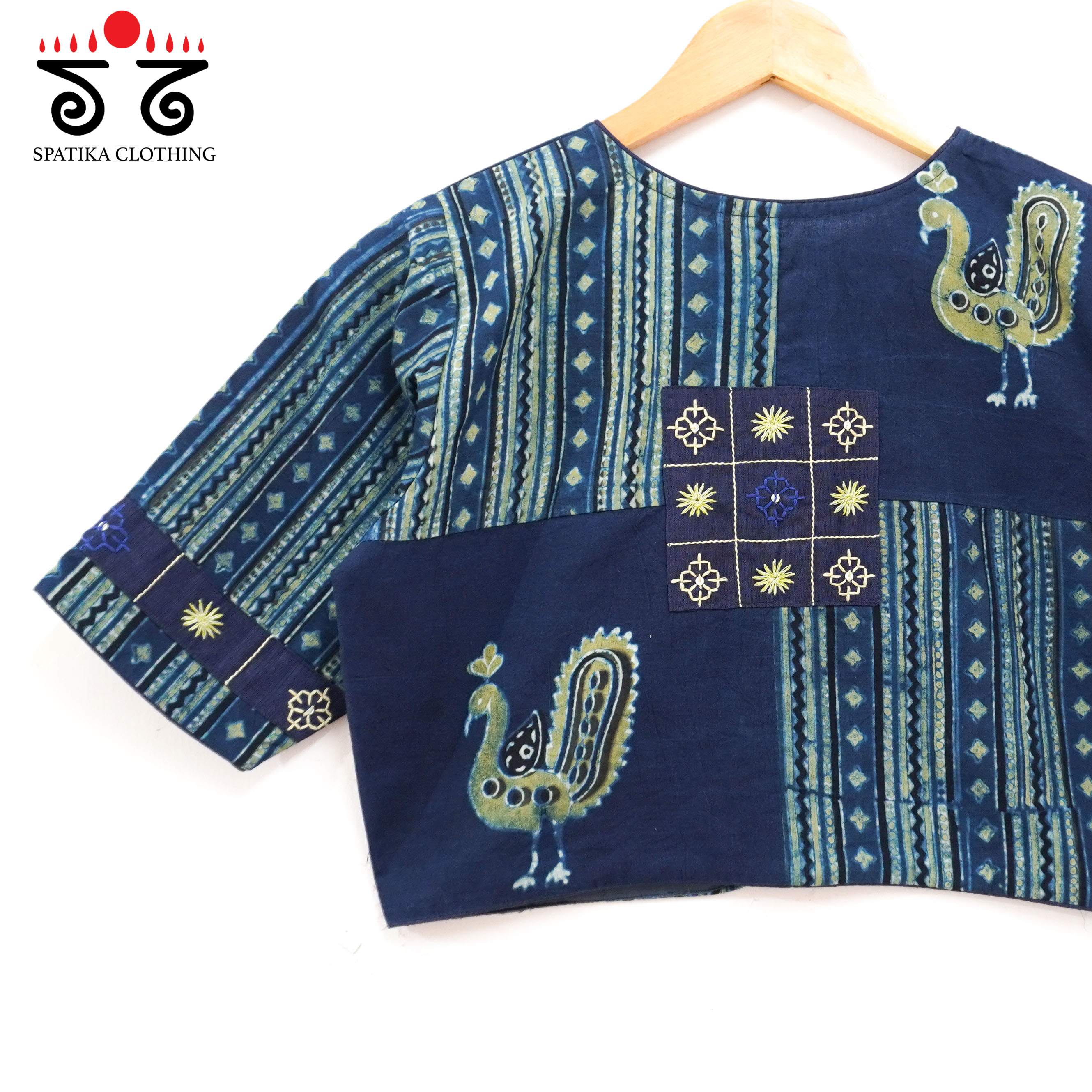 Morni Collage-Handcrafted Blouse