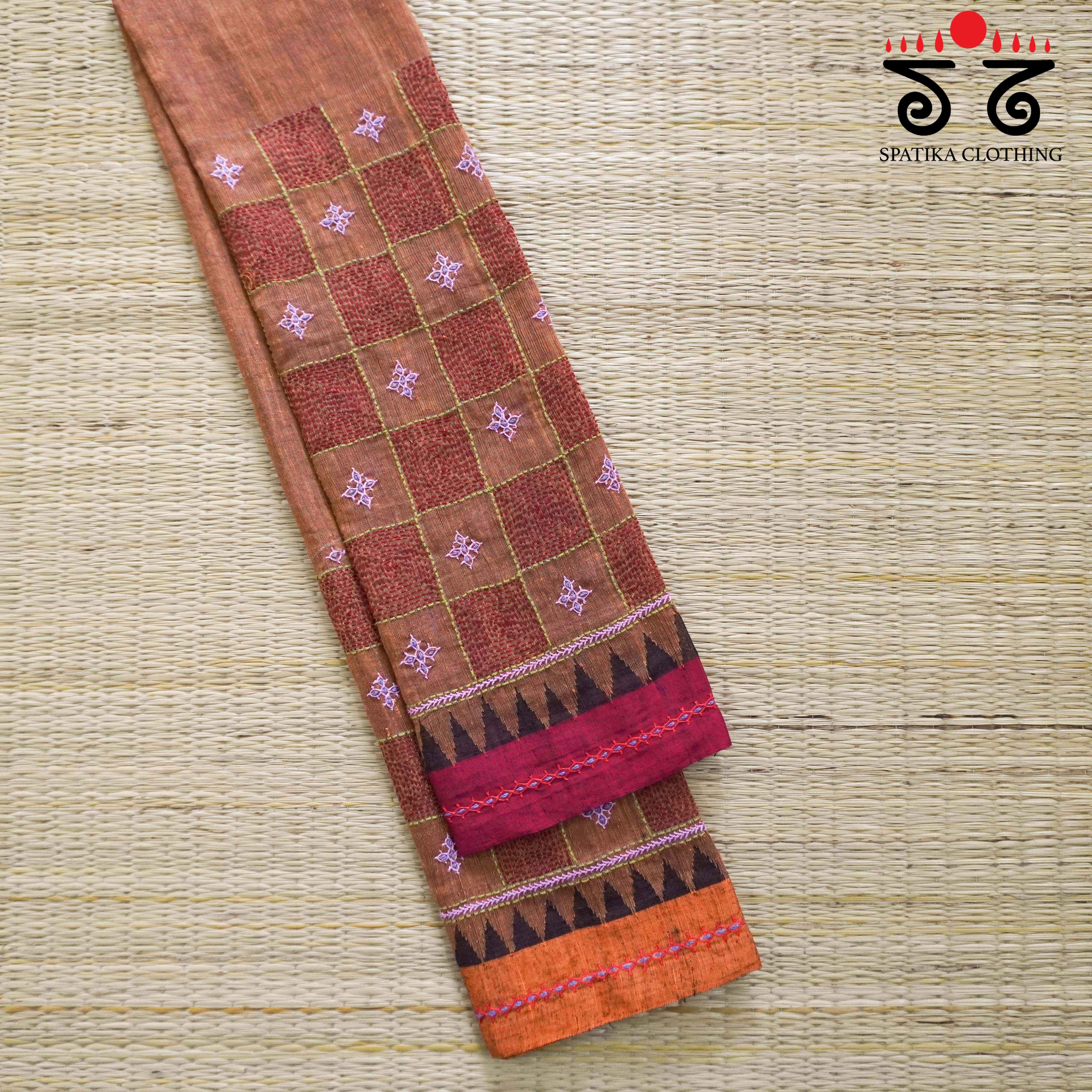 Banjara Hand Embroidered Andhra Cotton Blouse Fabric