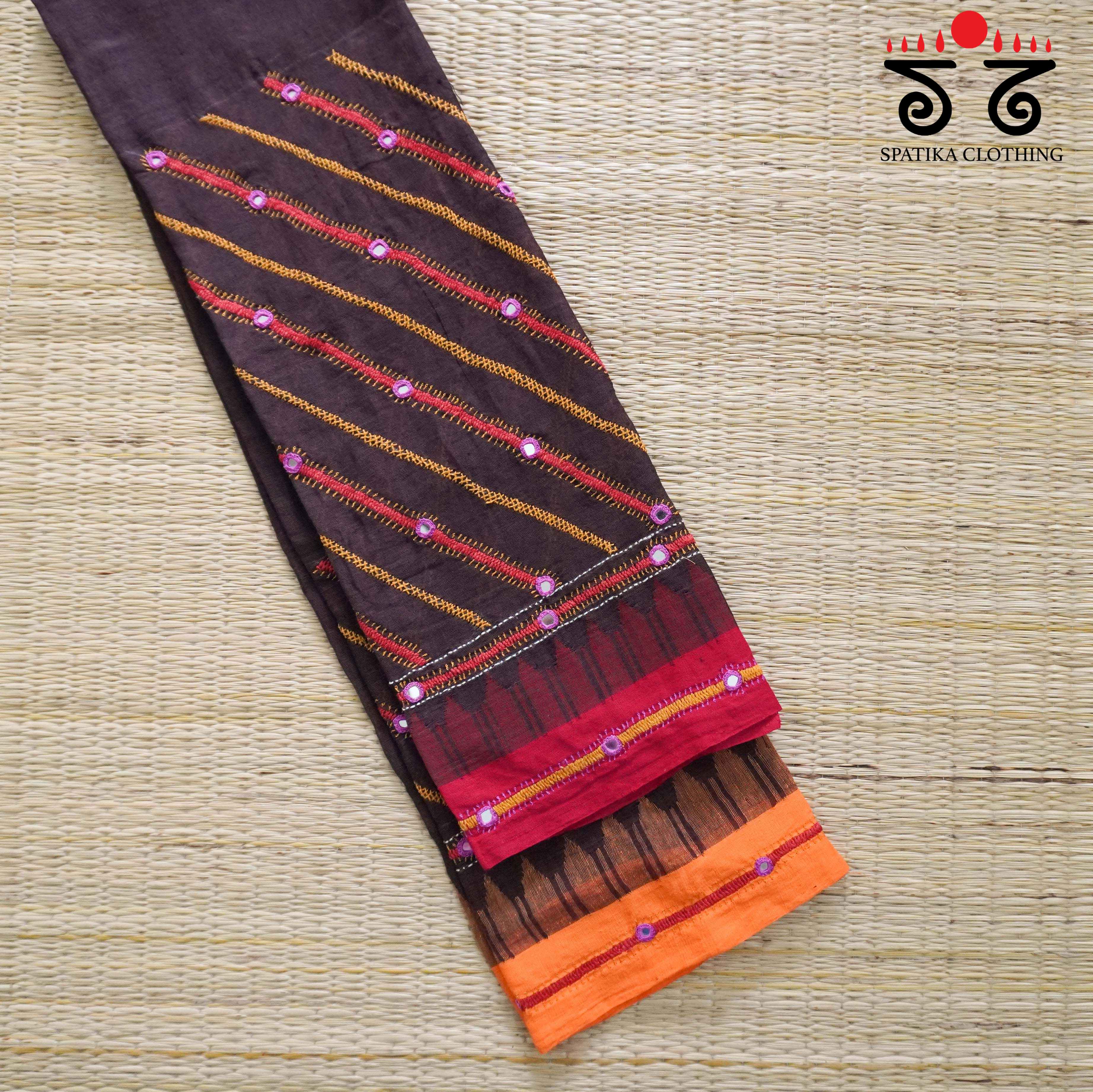 Banjara Hand Embroidered Ponduru Blouse Fabric