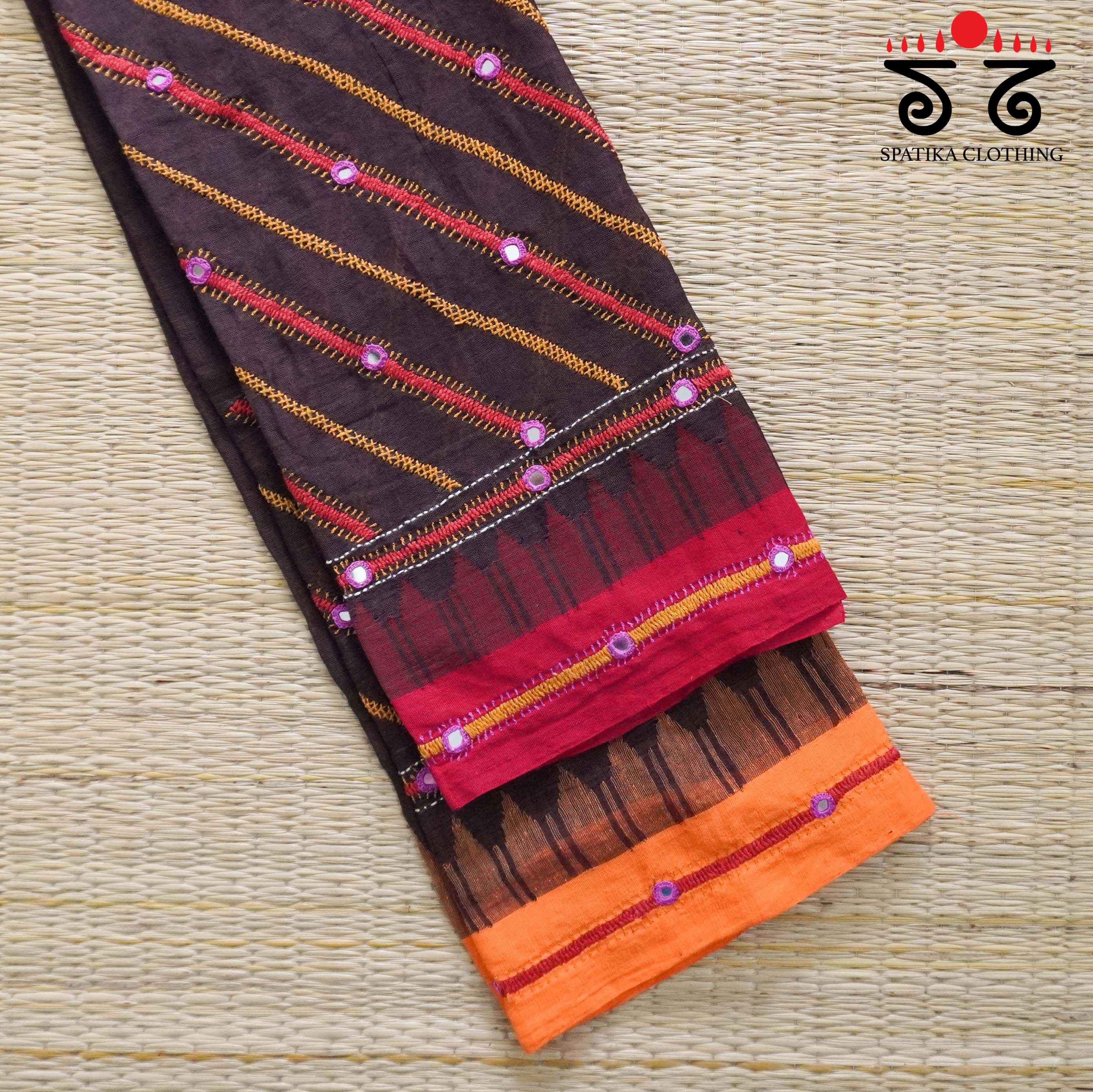 Banjara Hand Embroidered Ponduru Blouse Fabric