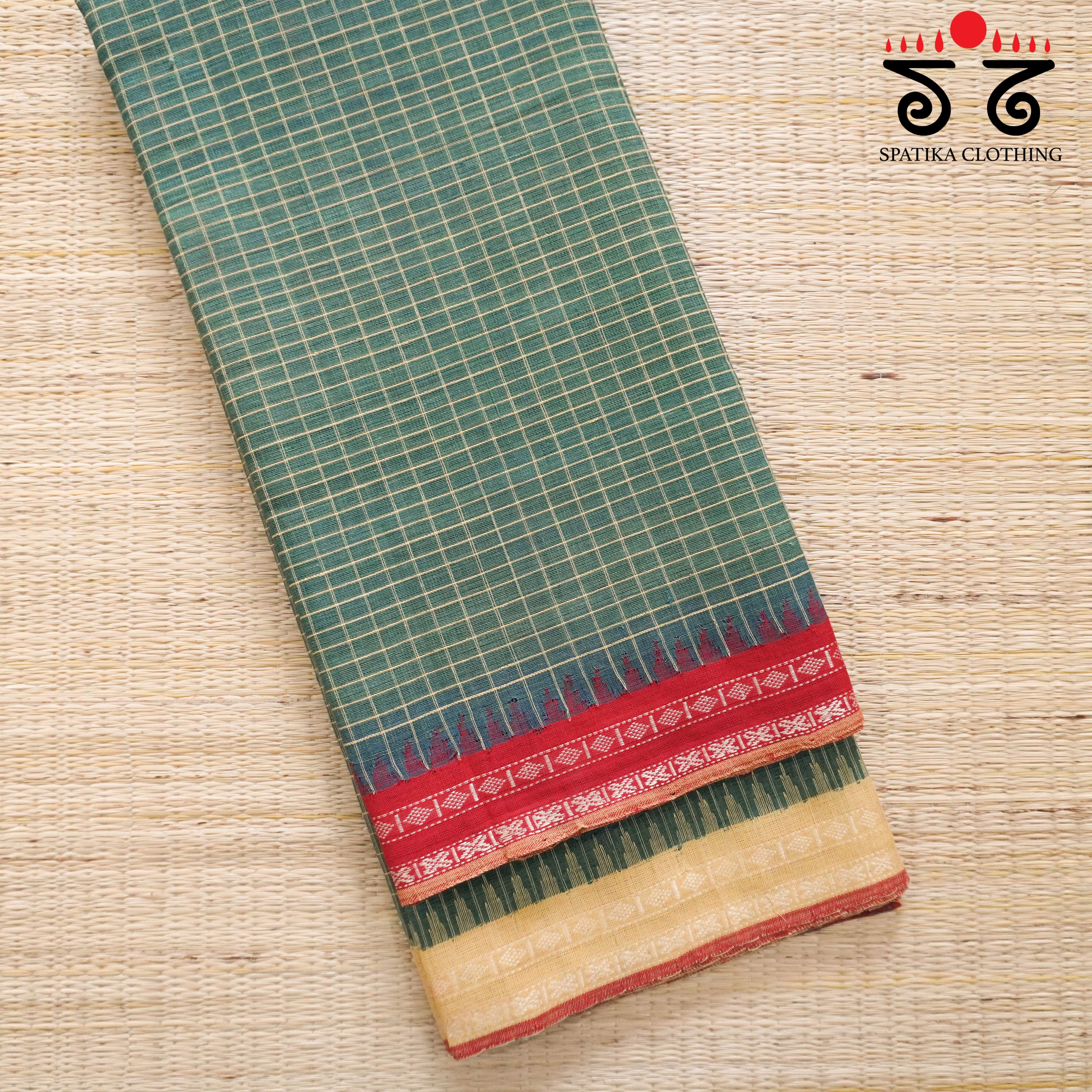 Ponduru Handspun Cotton Saree