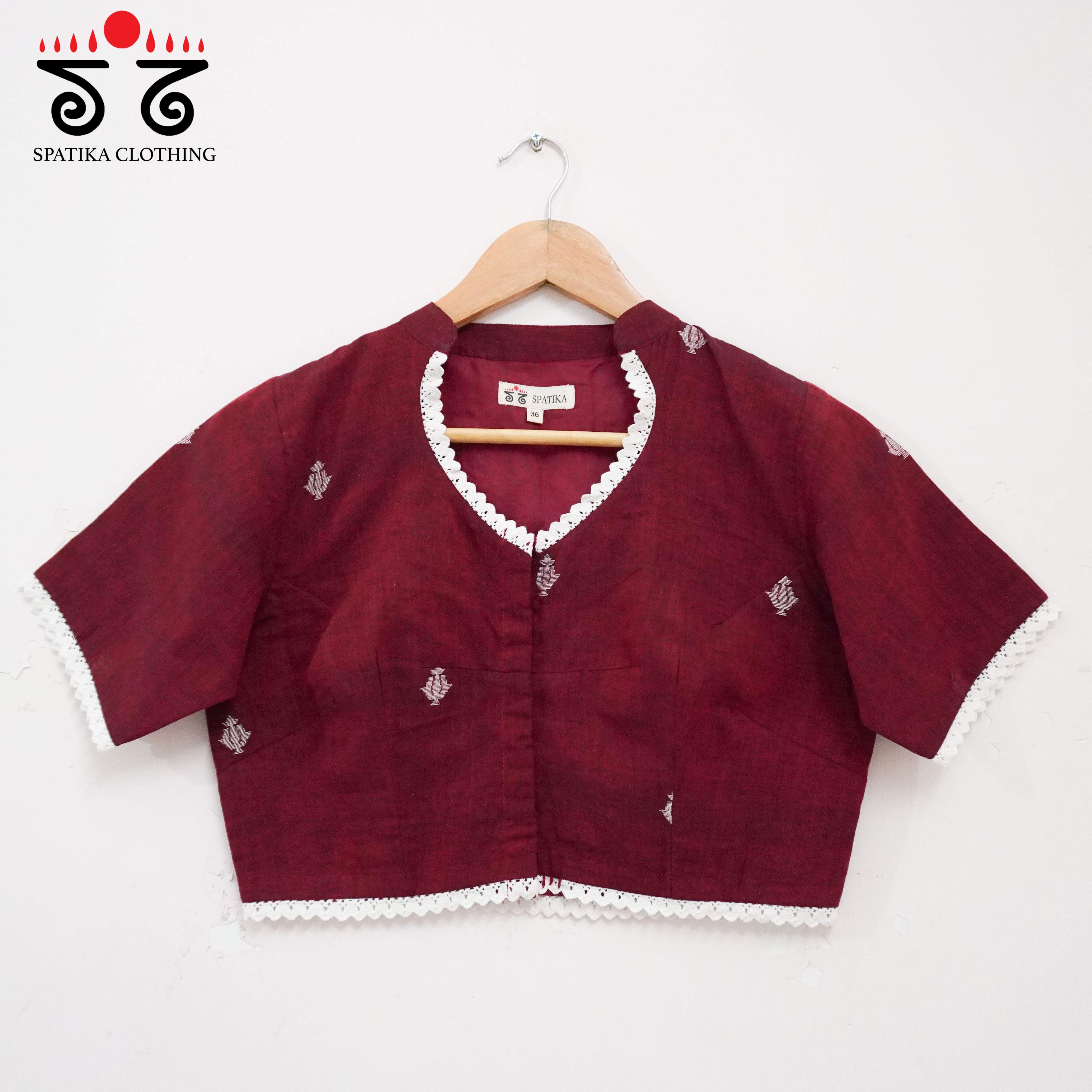 Jamdhani Lace Blouse