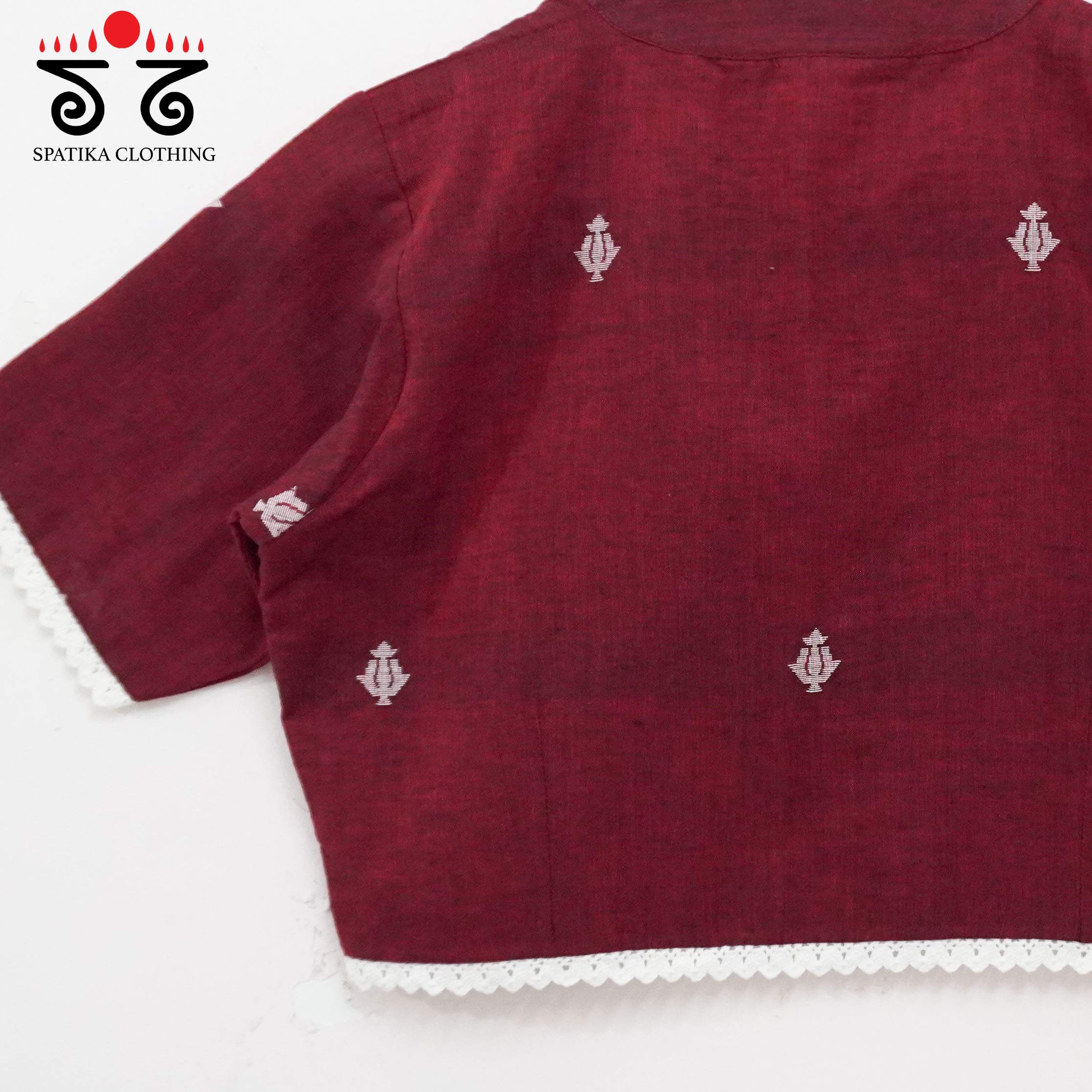 Jamdhani Lace Blouse