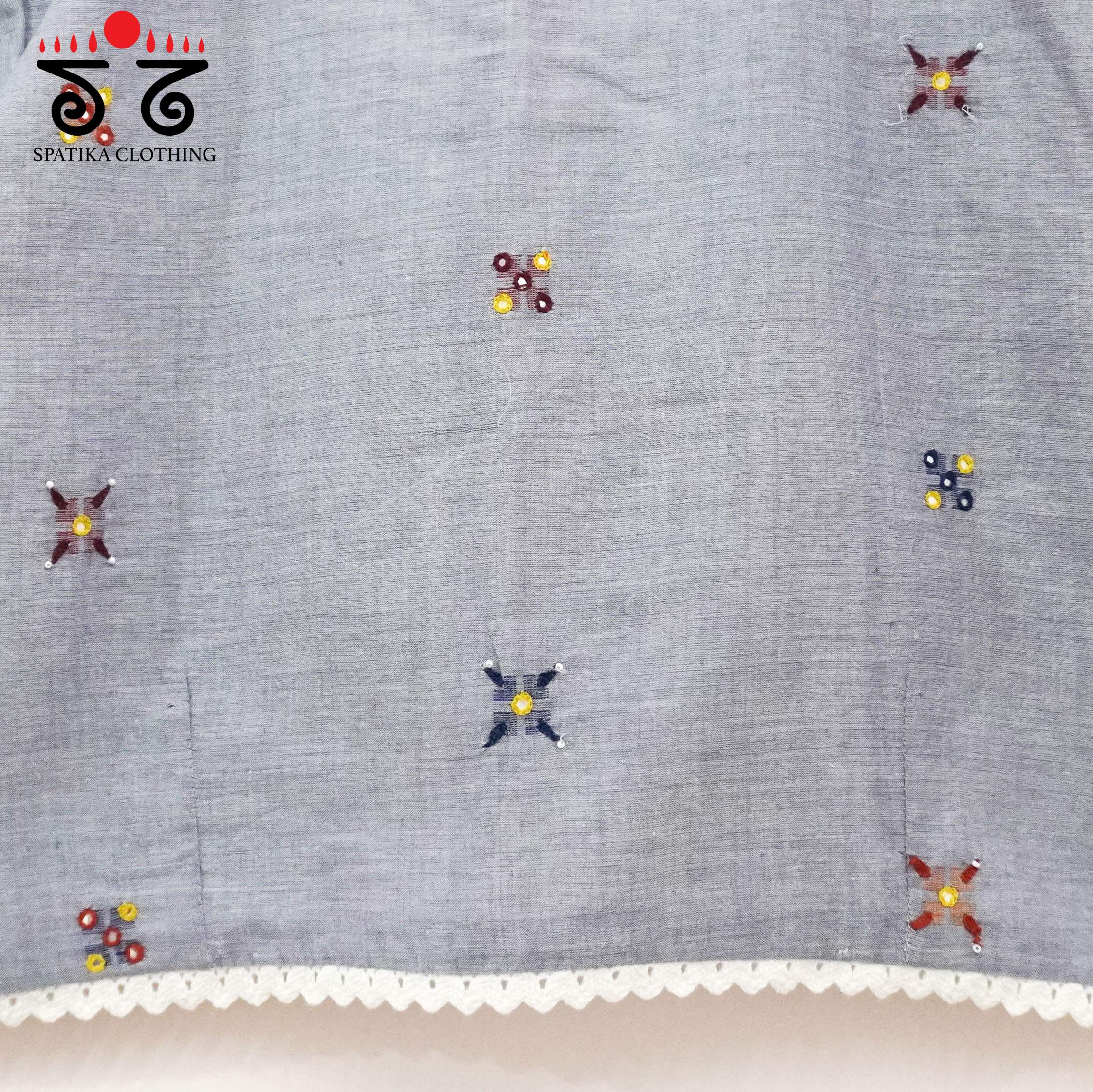 Jamdhani Lace Blouse