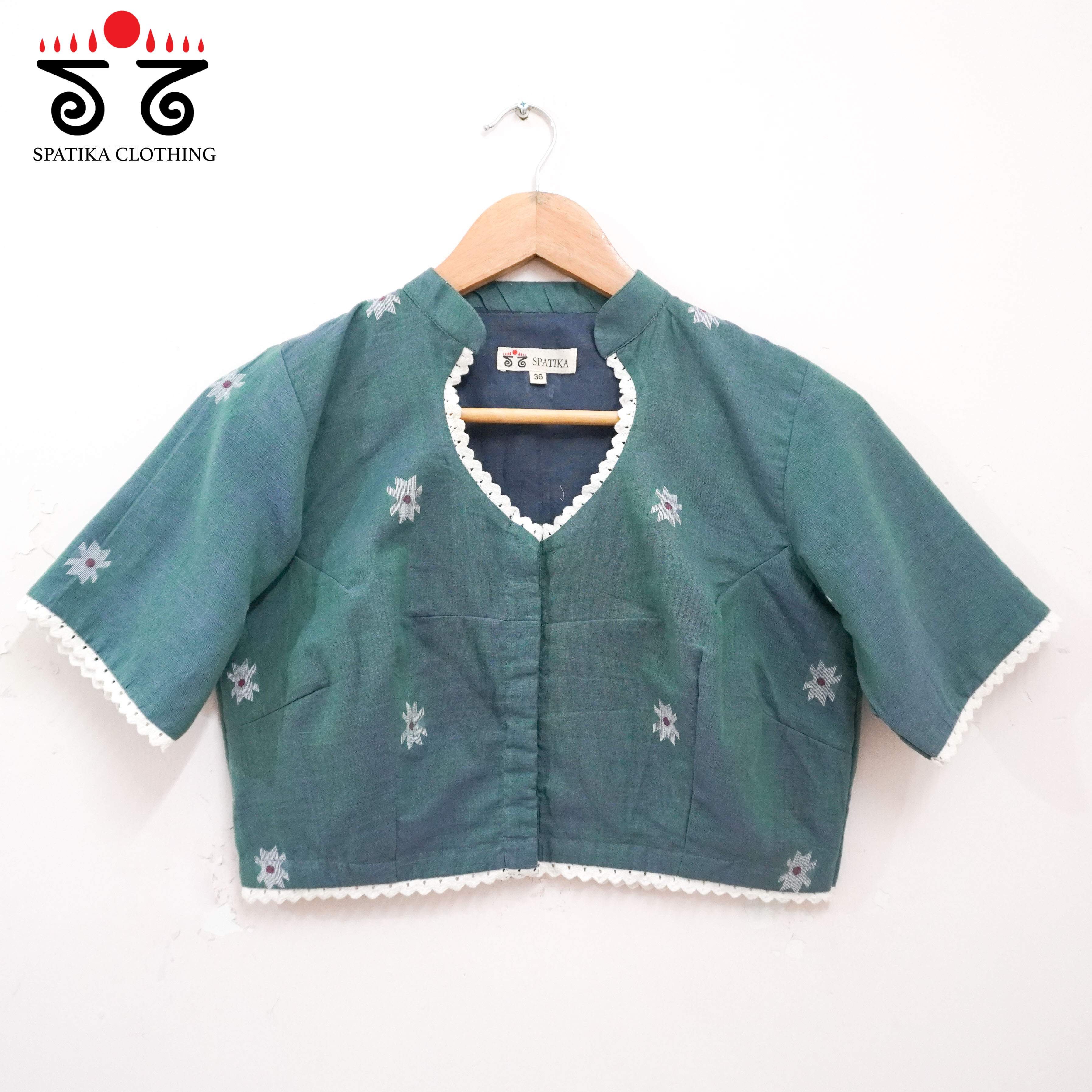 Jamdhani Lace Blouse