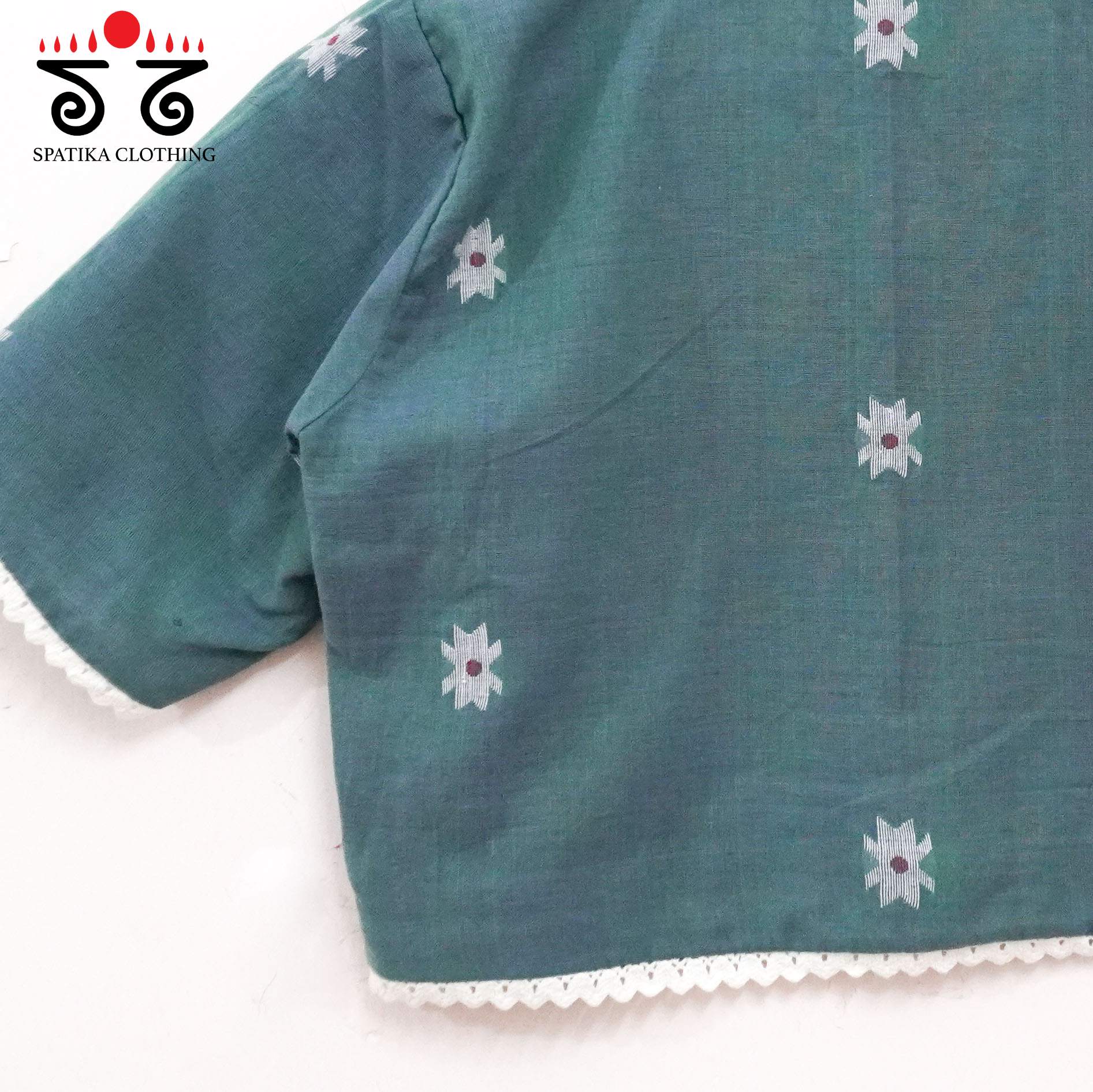Jamdhani Lace Blouse