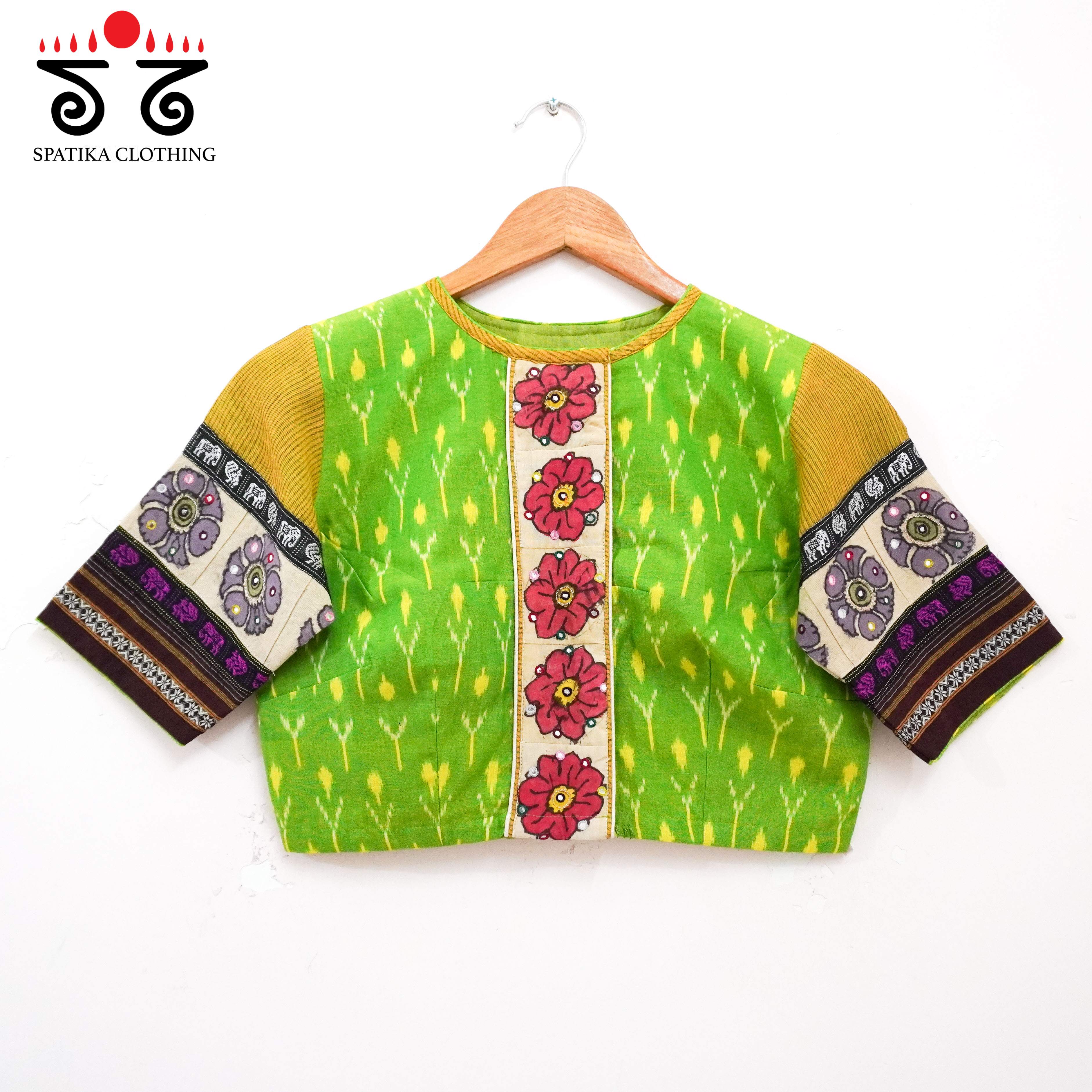 Ikat - Pen Kalamkari Handcrafted Blouse