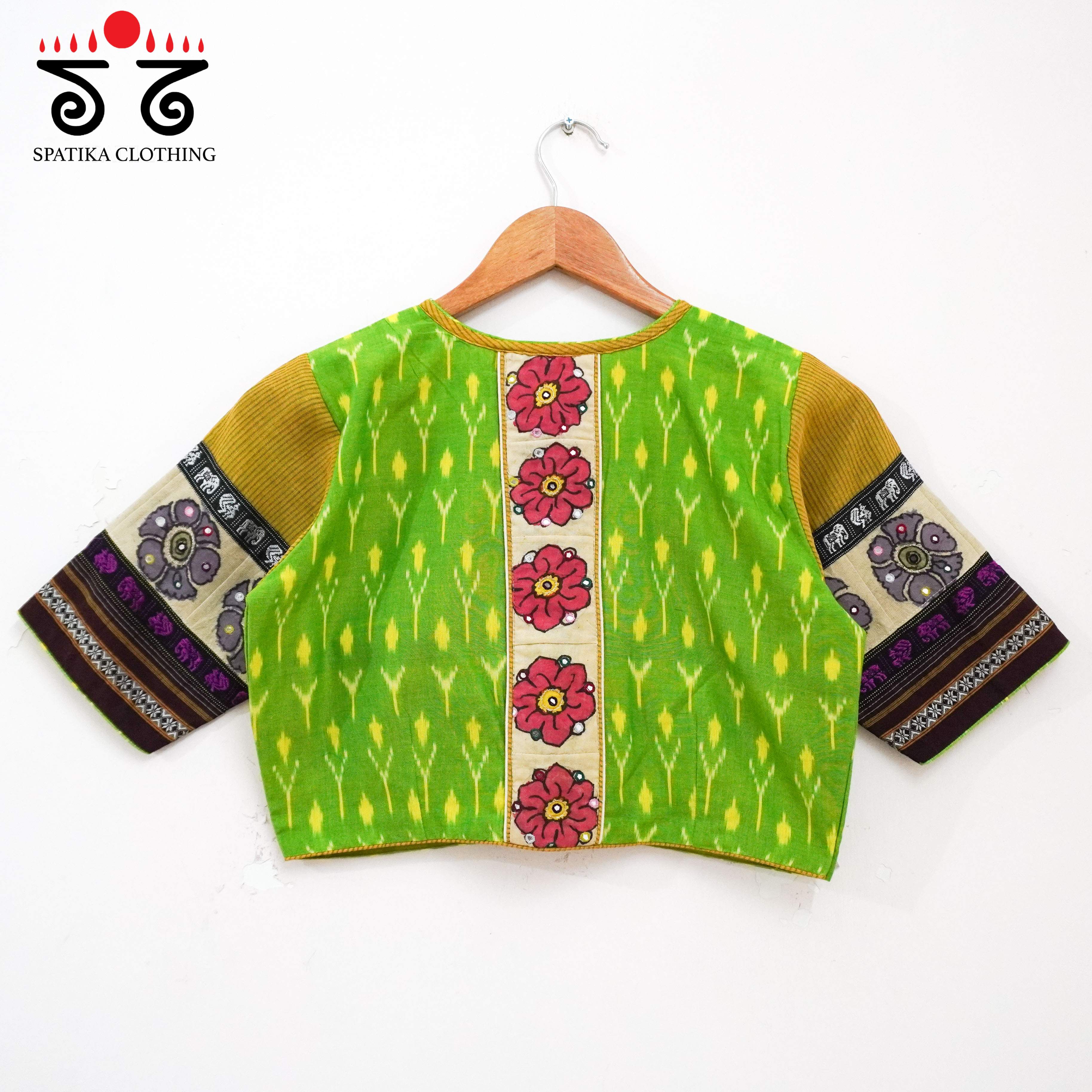 Ikat - Pen Kalamkari Handcrafted Blouse