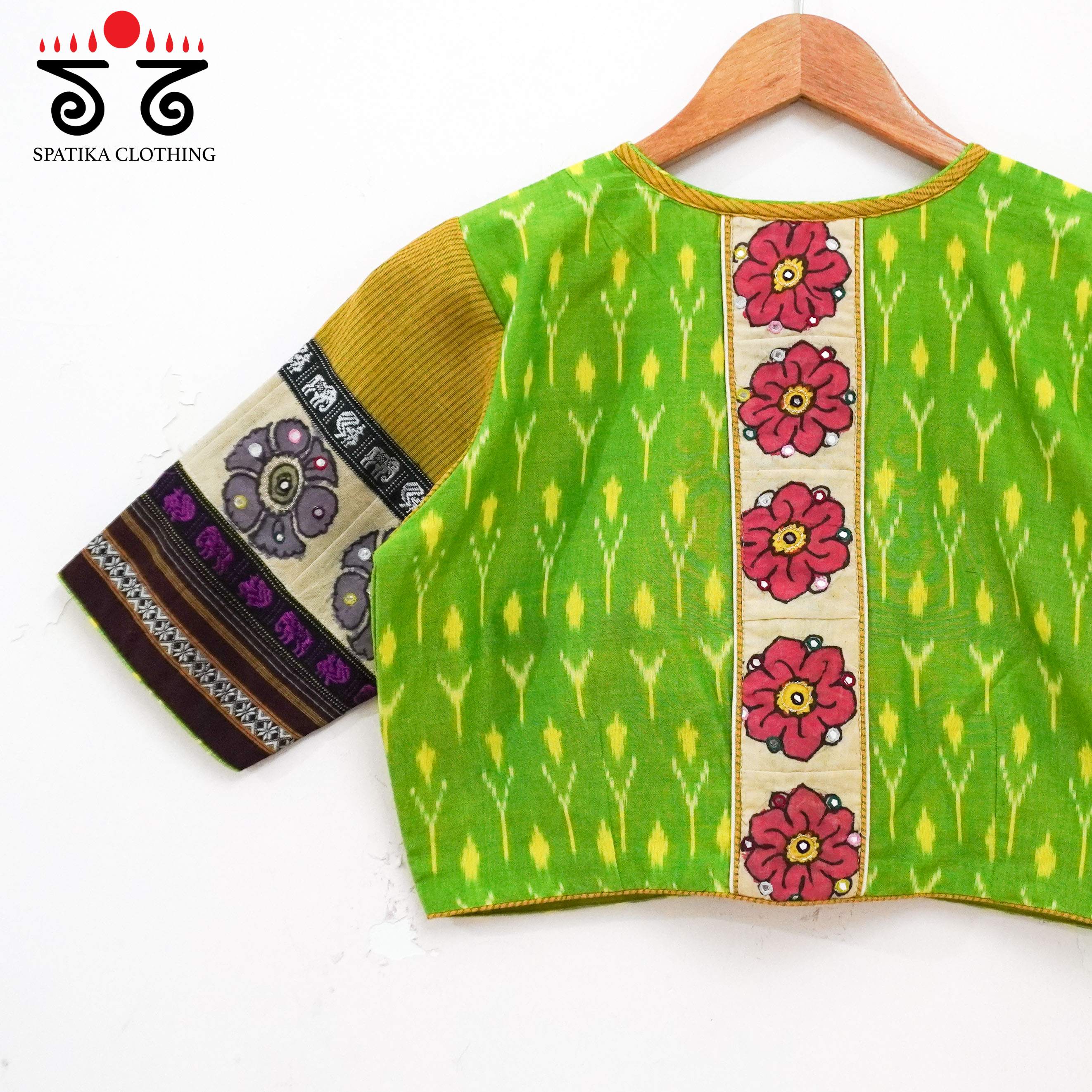 Ikat - Pen Kalamkari Handcrafted Blouse