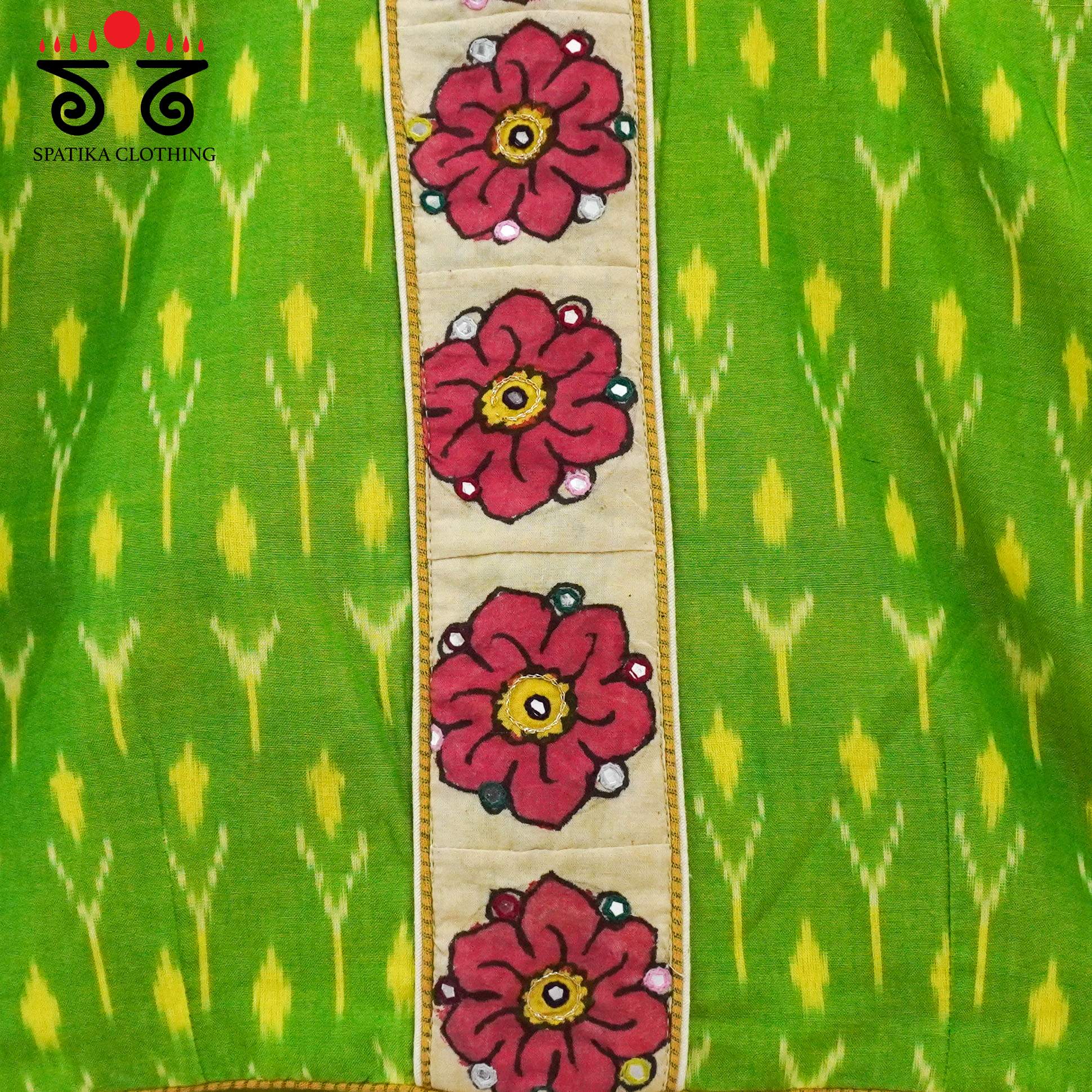 Ikat - Pen Kalamkari Handcrafted Blouse