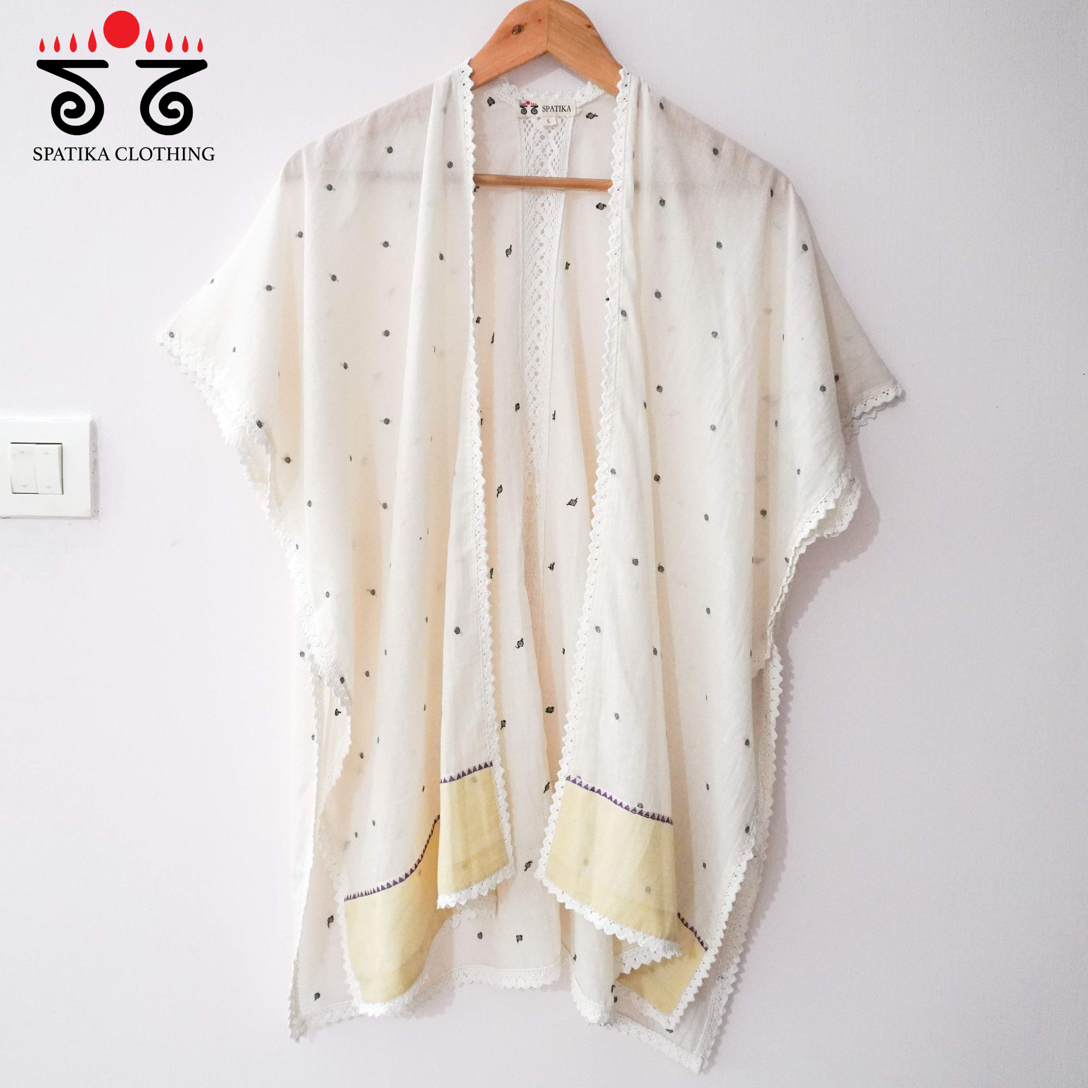 Handwoven Jamdhani Overlay