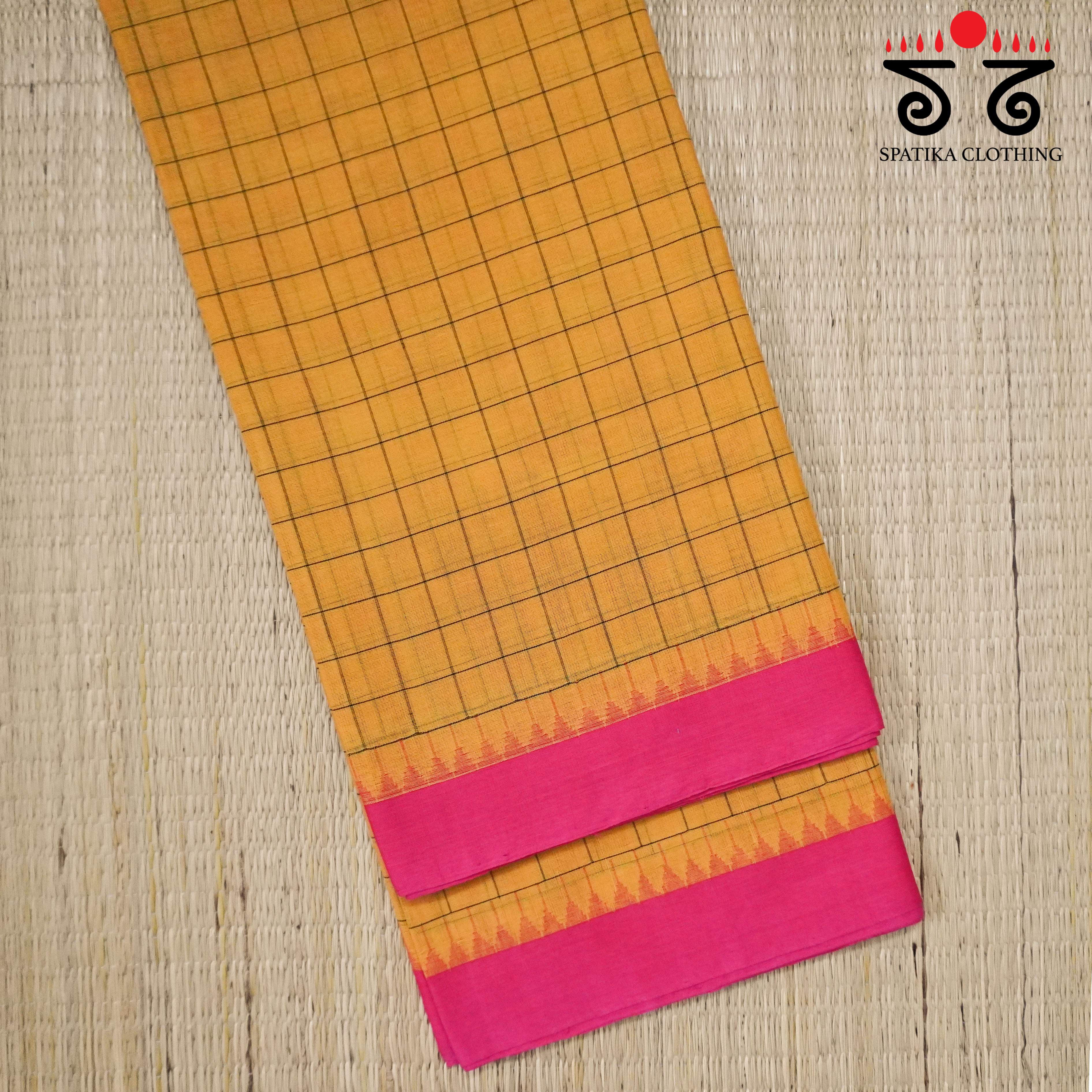 Ponduru Handspun Cotton Saree