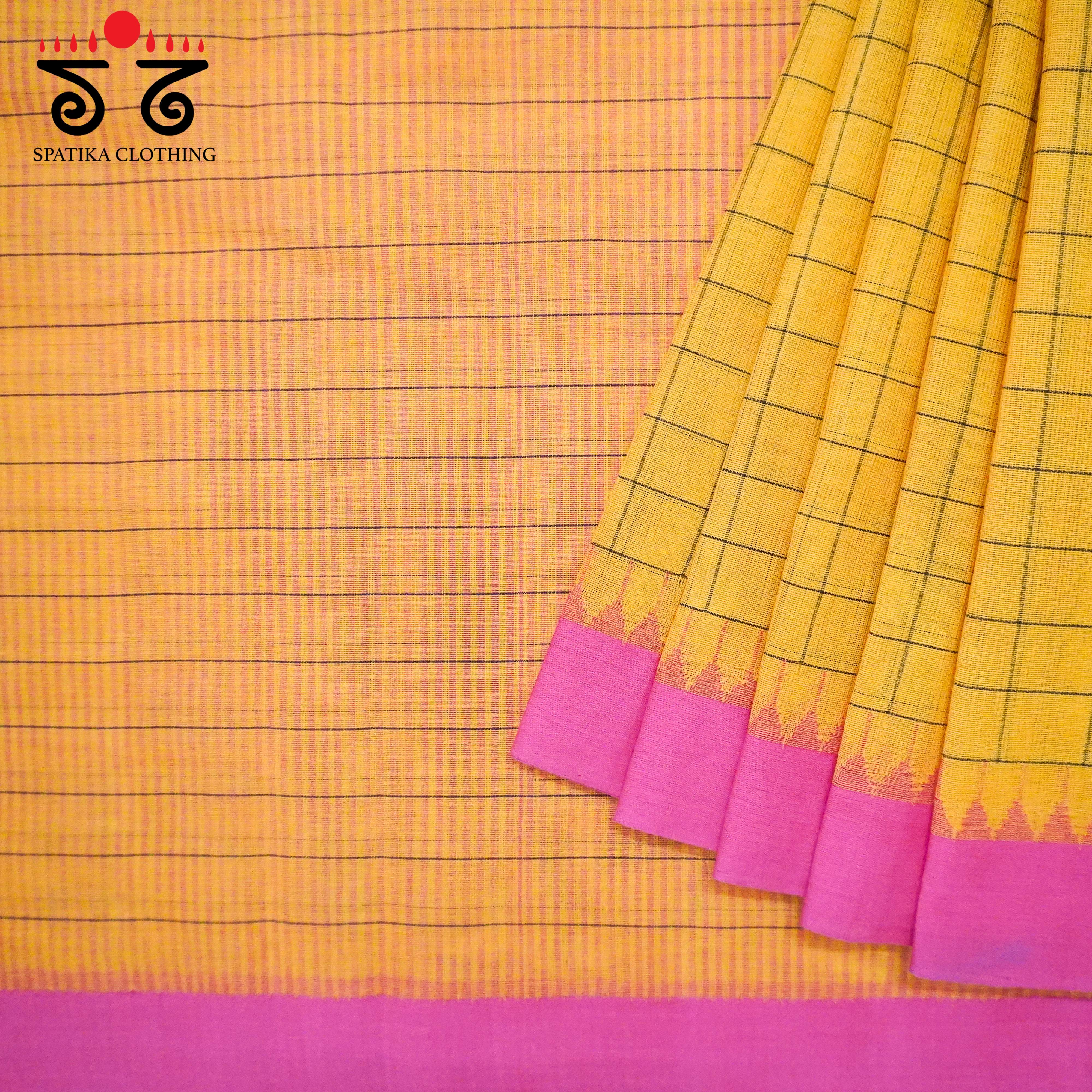 Ponduru Handspun Cotton Saree