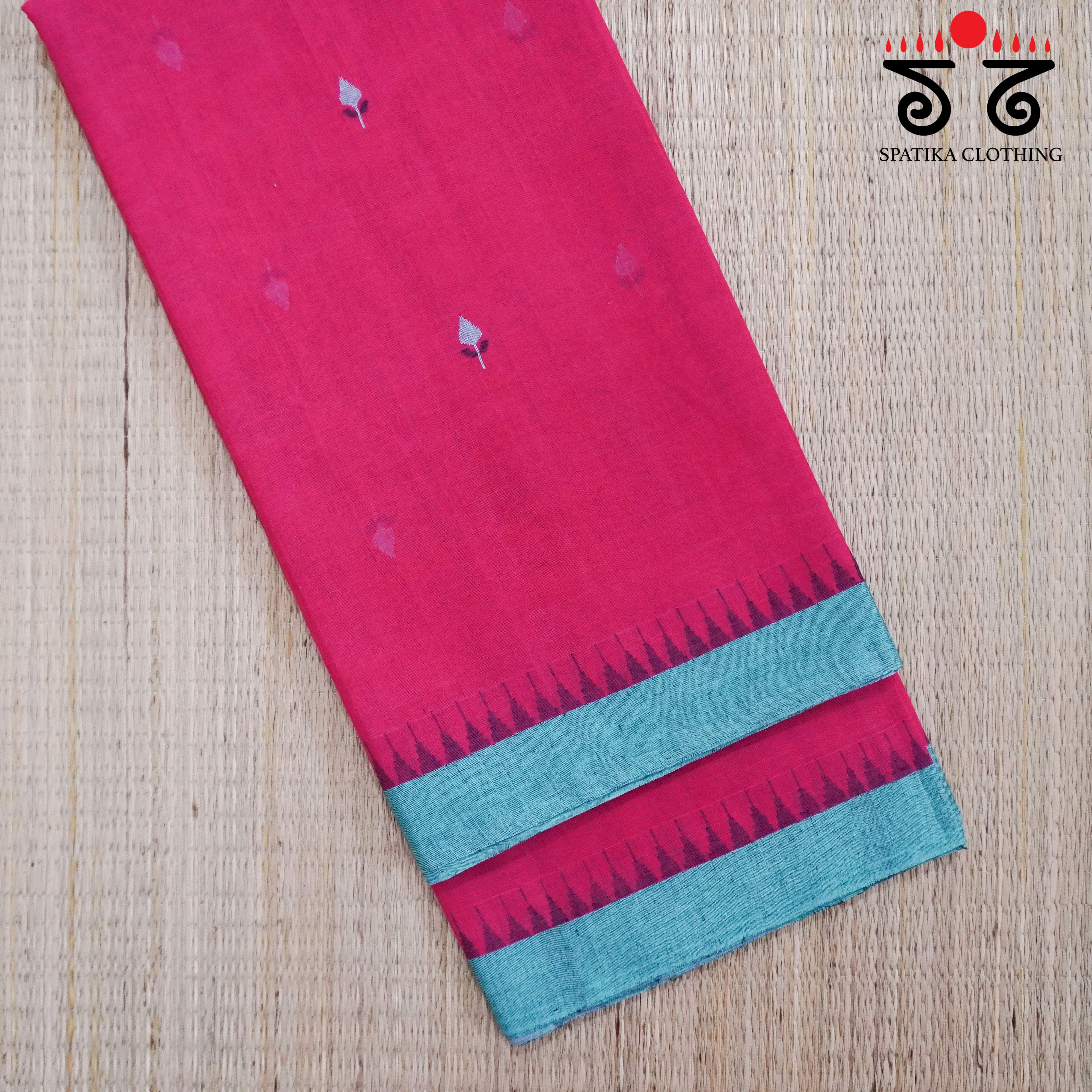 Jamdhani Ponduru Handspun Cotton Saree