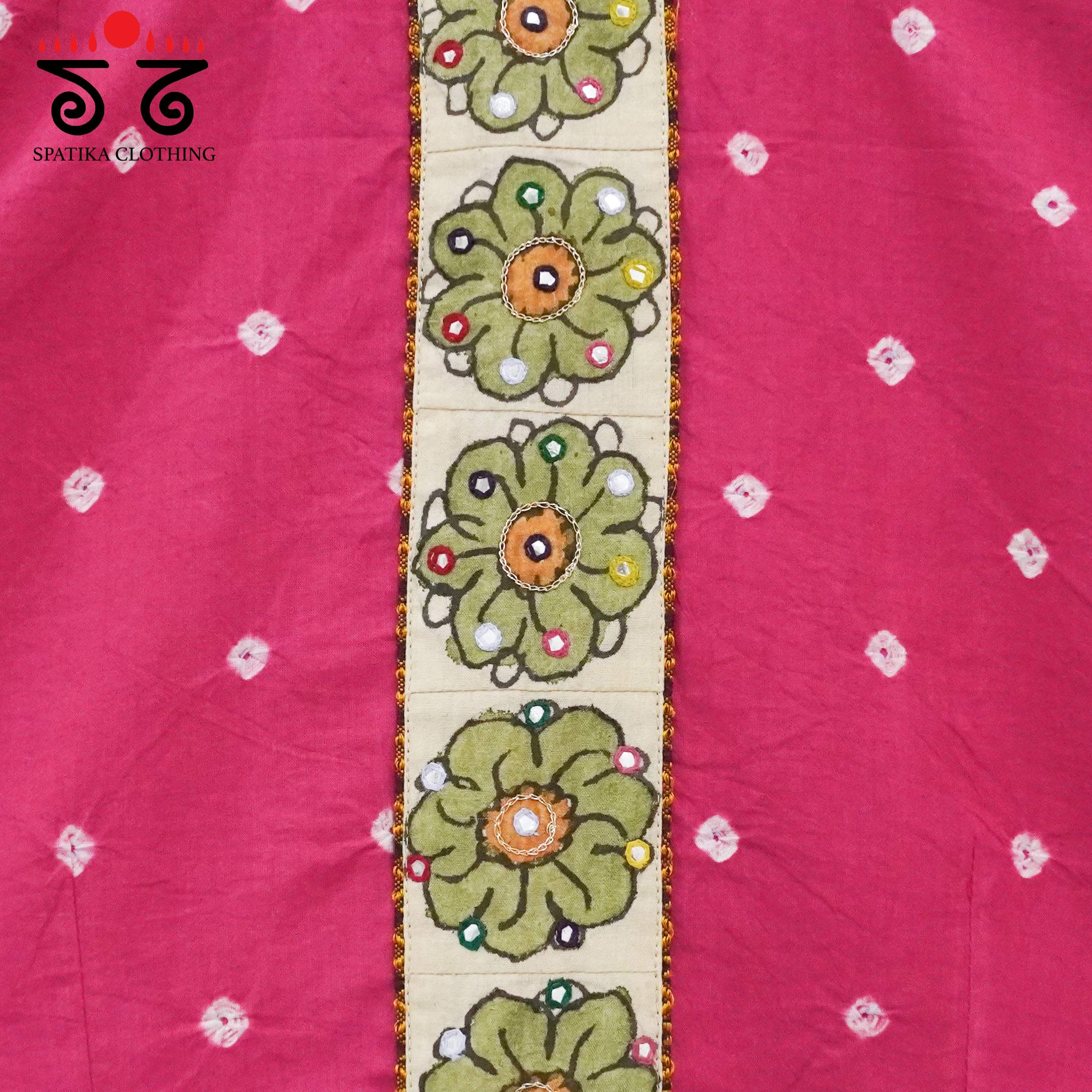 Bandhini-Pen Kalamkari Handcrafted Blouse