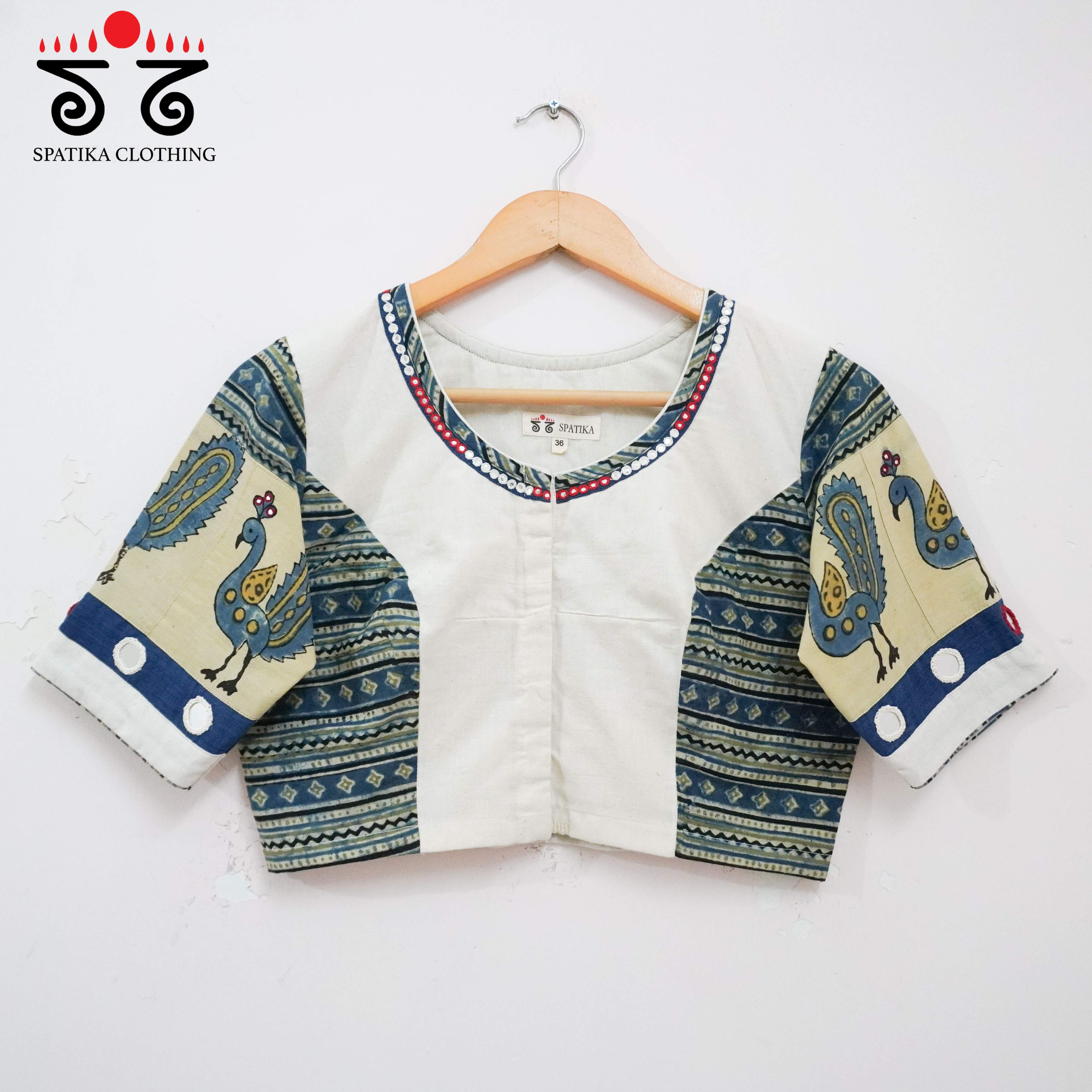 The Morni - Mirror work Blouse