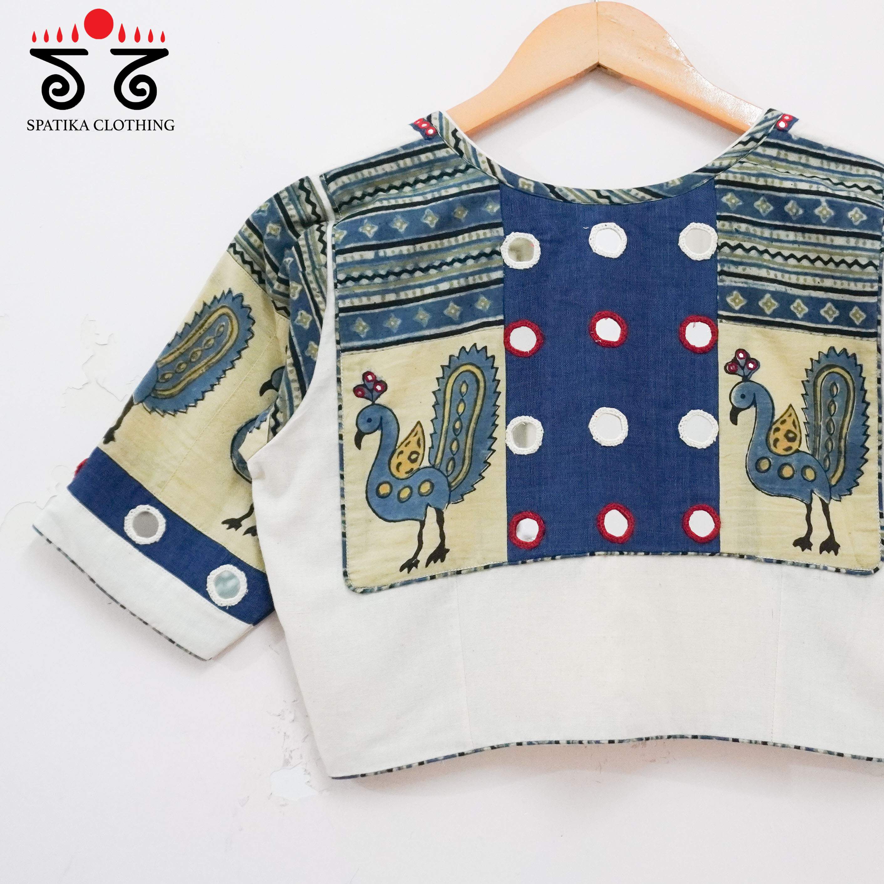 The Morni - Mirror work Blouse