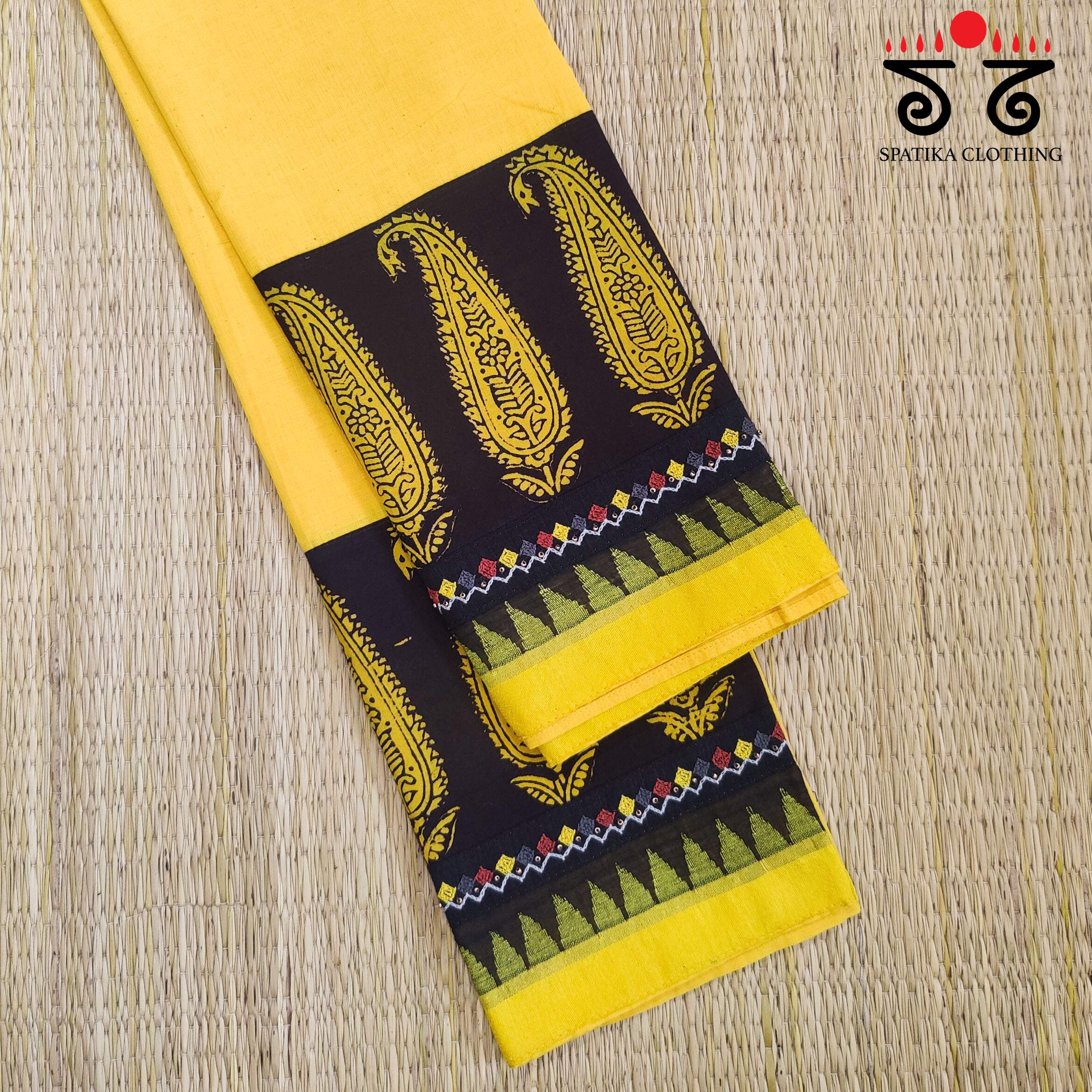 Hand Embroidered Ponduru Blouse Fabric