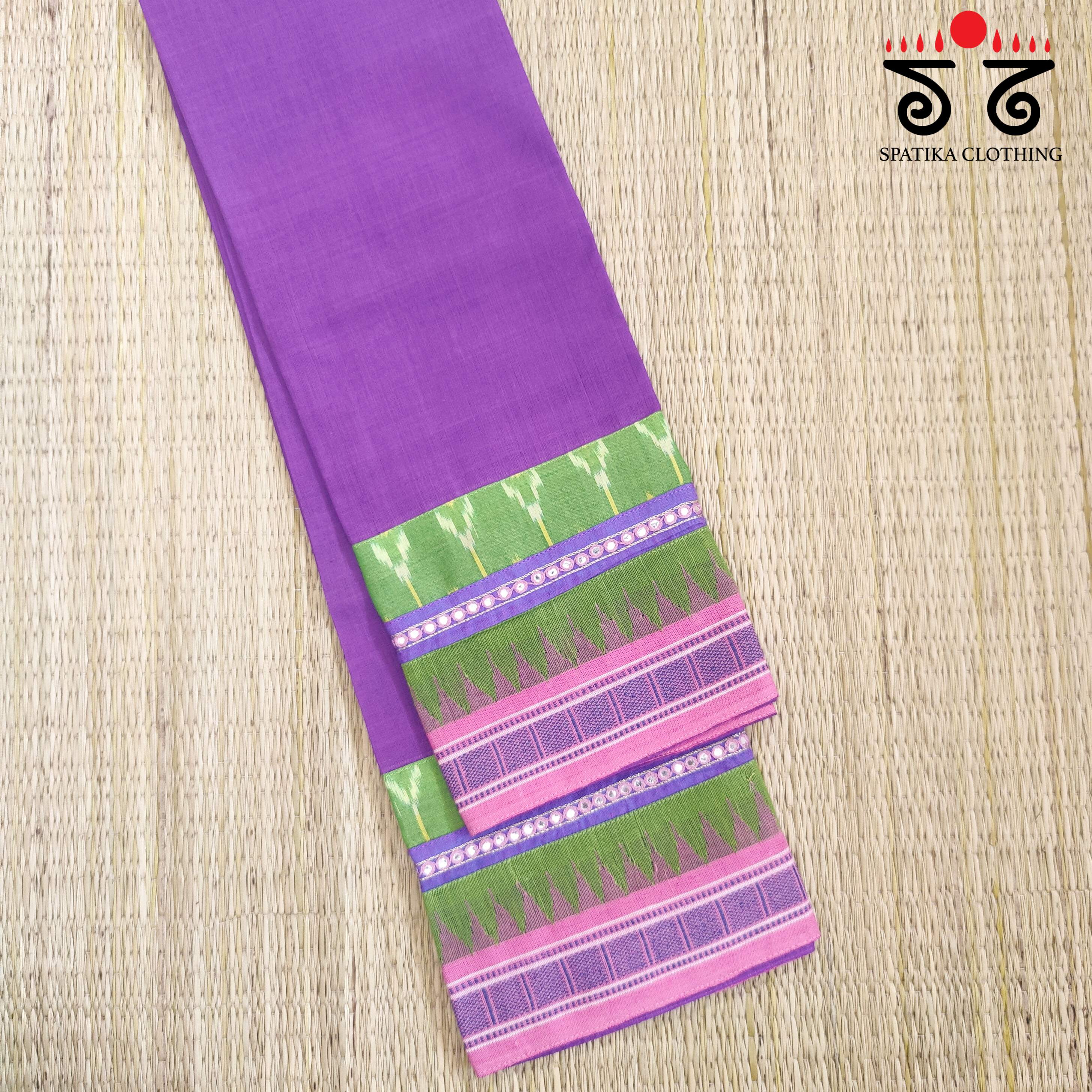 Hand Embroidered Ponduru Blouse Fabric