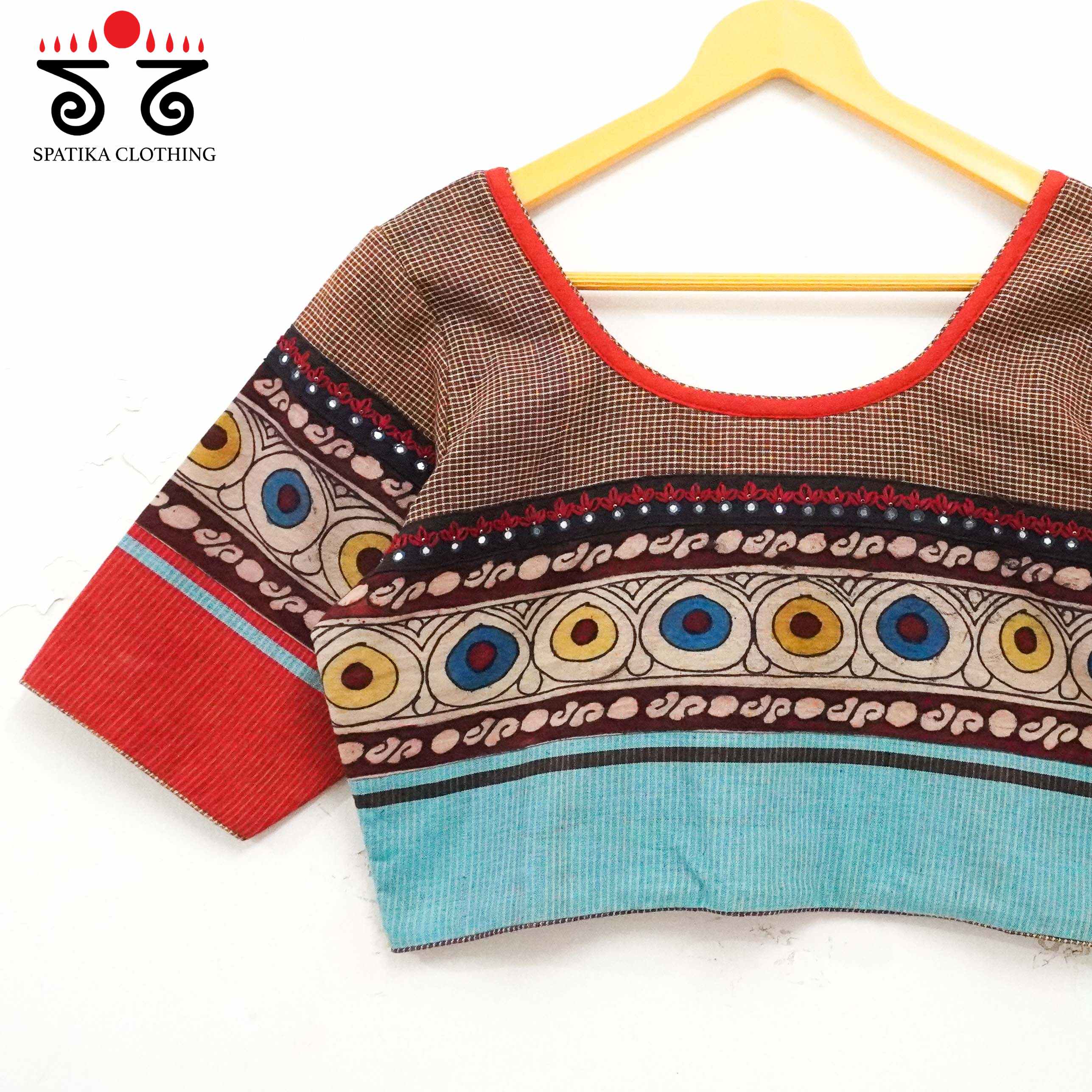 The Boondh - Pen Kalamkari Blouse