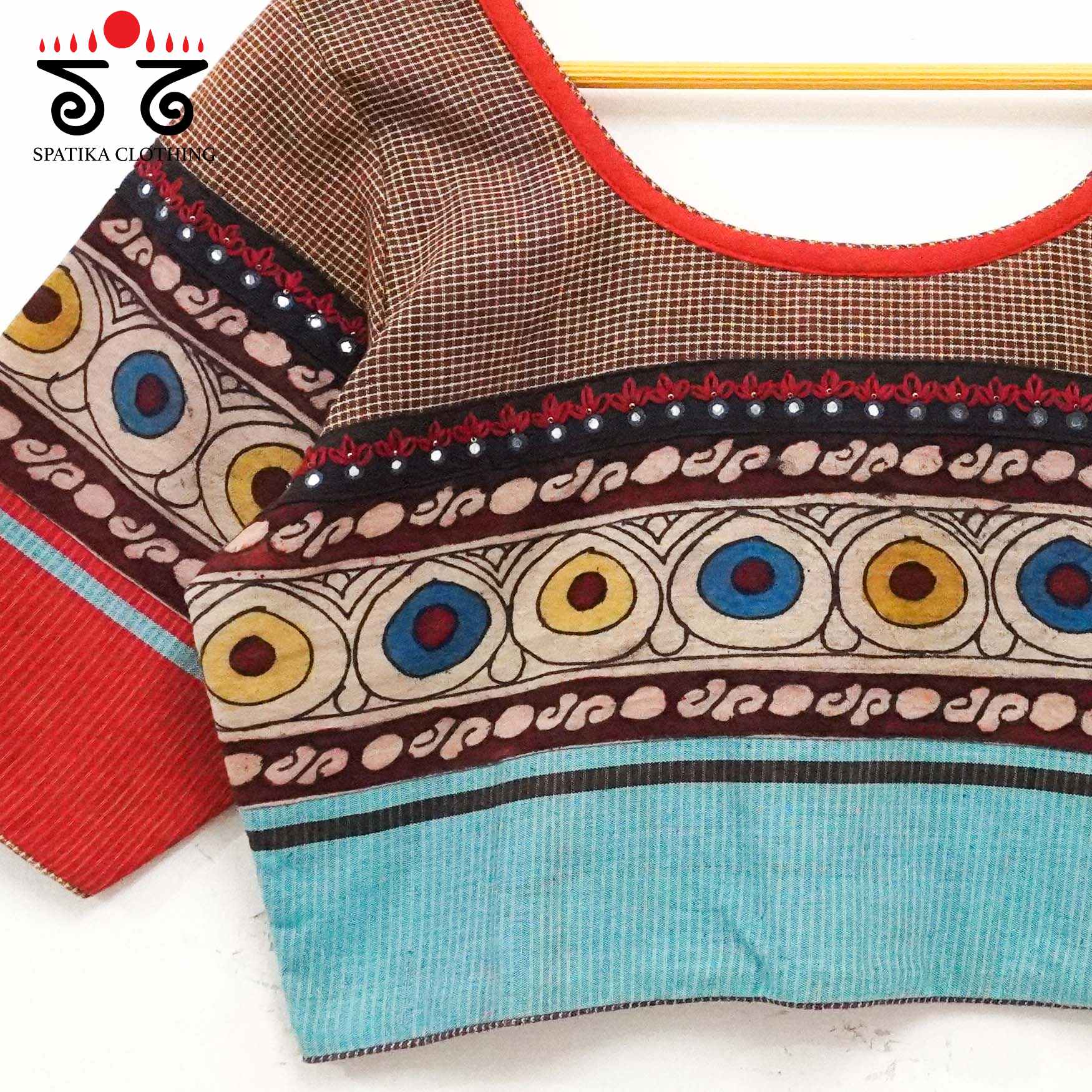 The Boondh - Pen Kalamkari Blouse