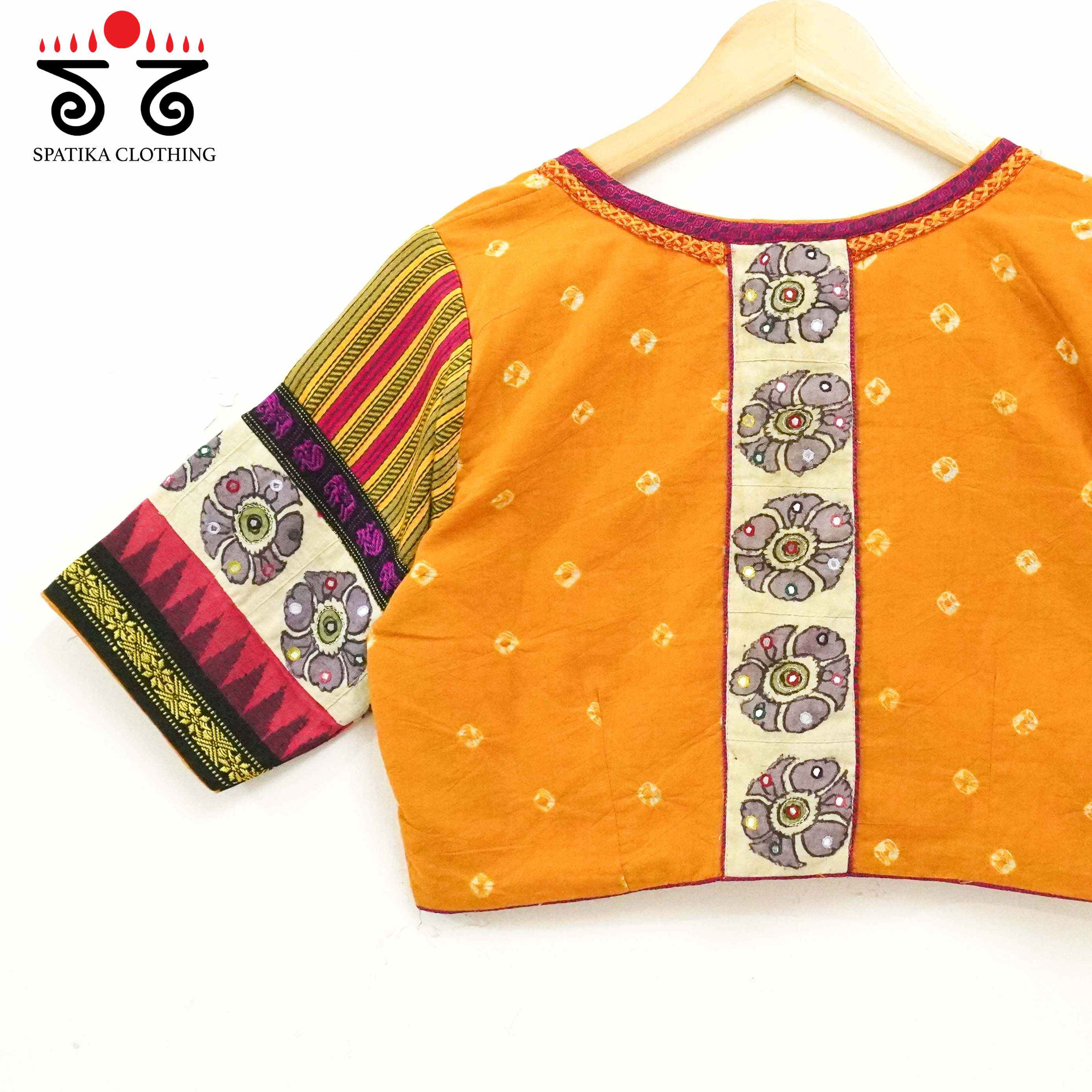 Ikat - Pen Kalamkari Handcrafted Blouse