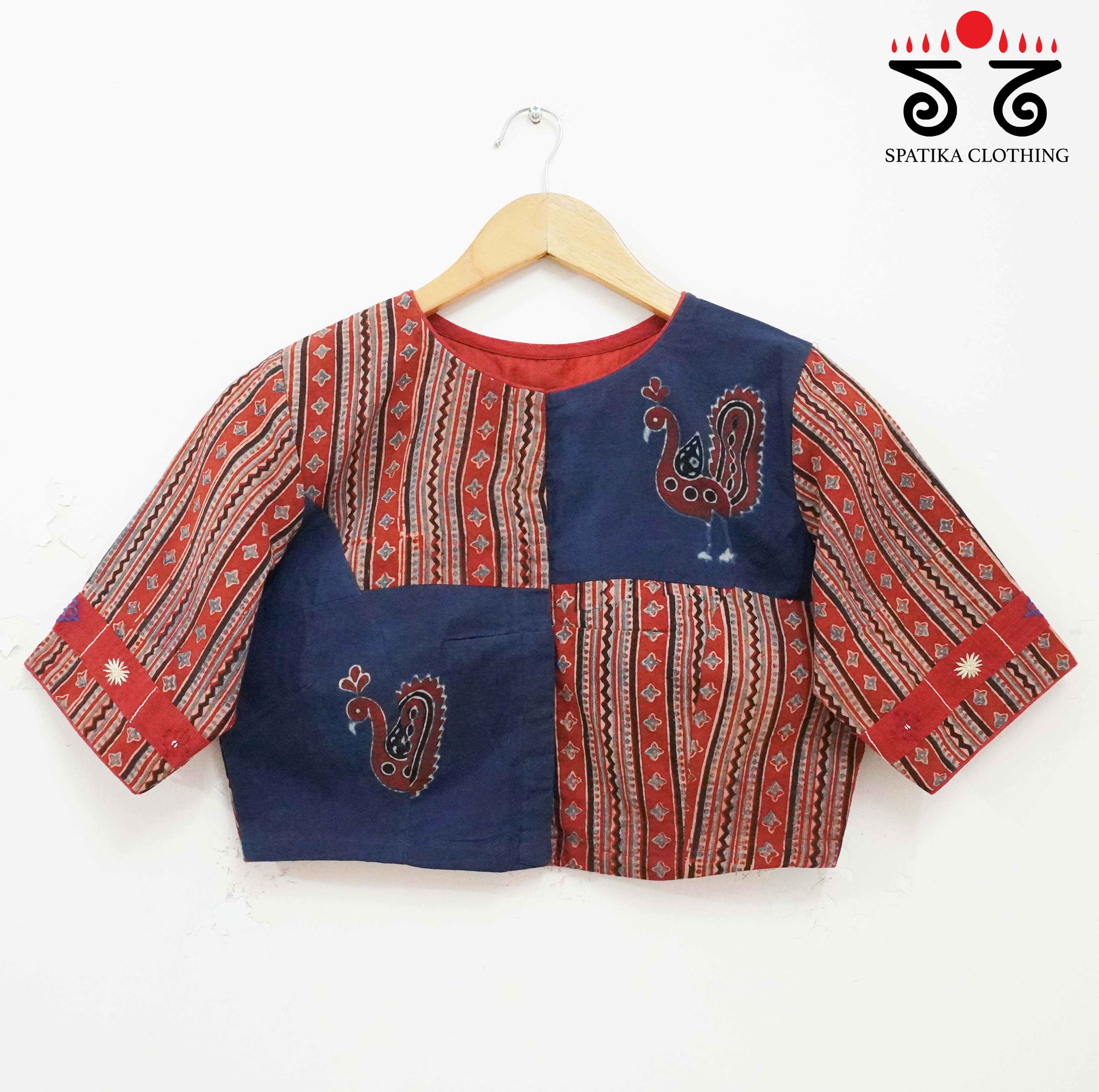 Morni Collage-Handcrafted Blouse