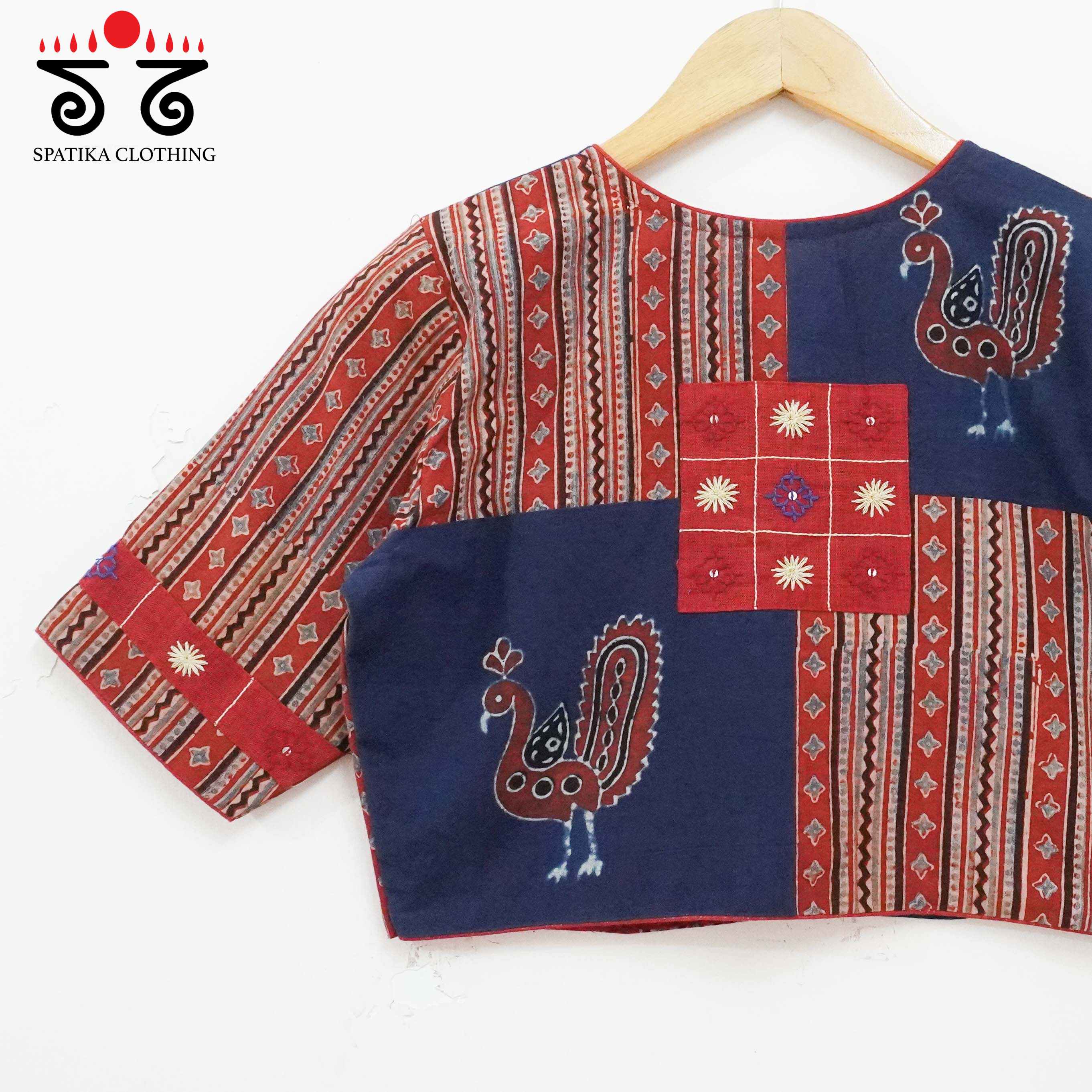 Morni Collage-Handcrafted Blouse