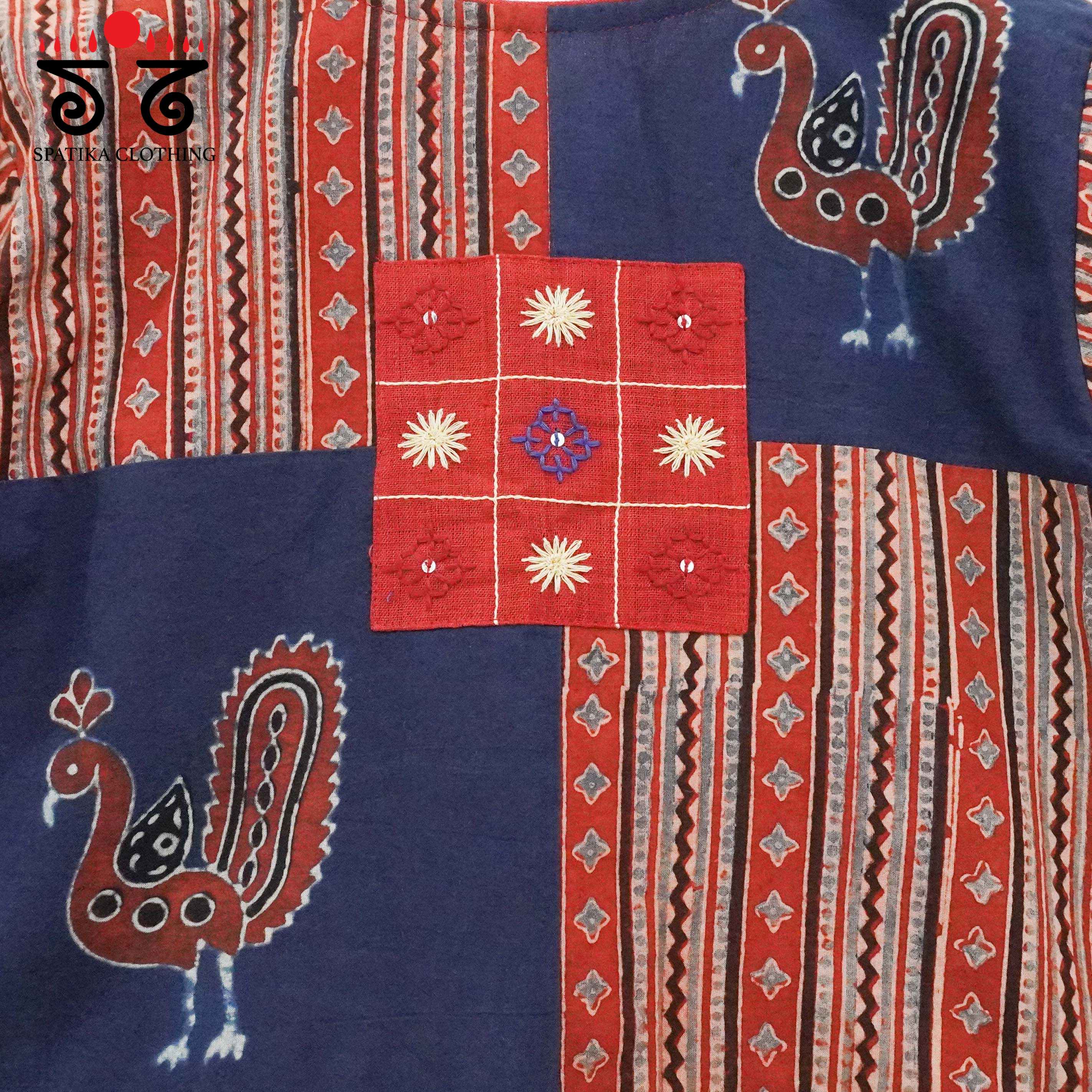 Morni Collage-Handcrafted Blouse