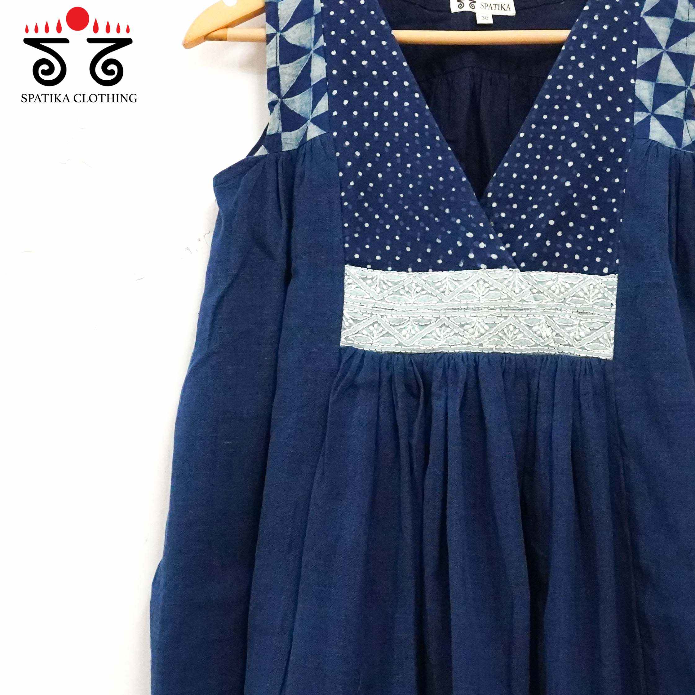 Hand Embroidered Crop Top