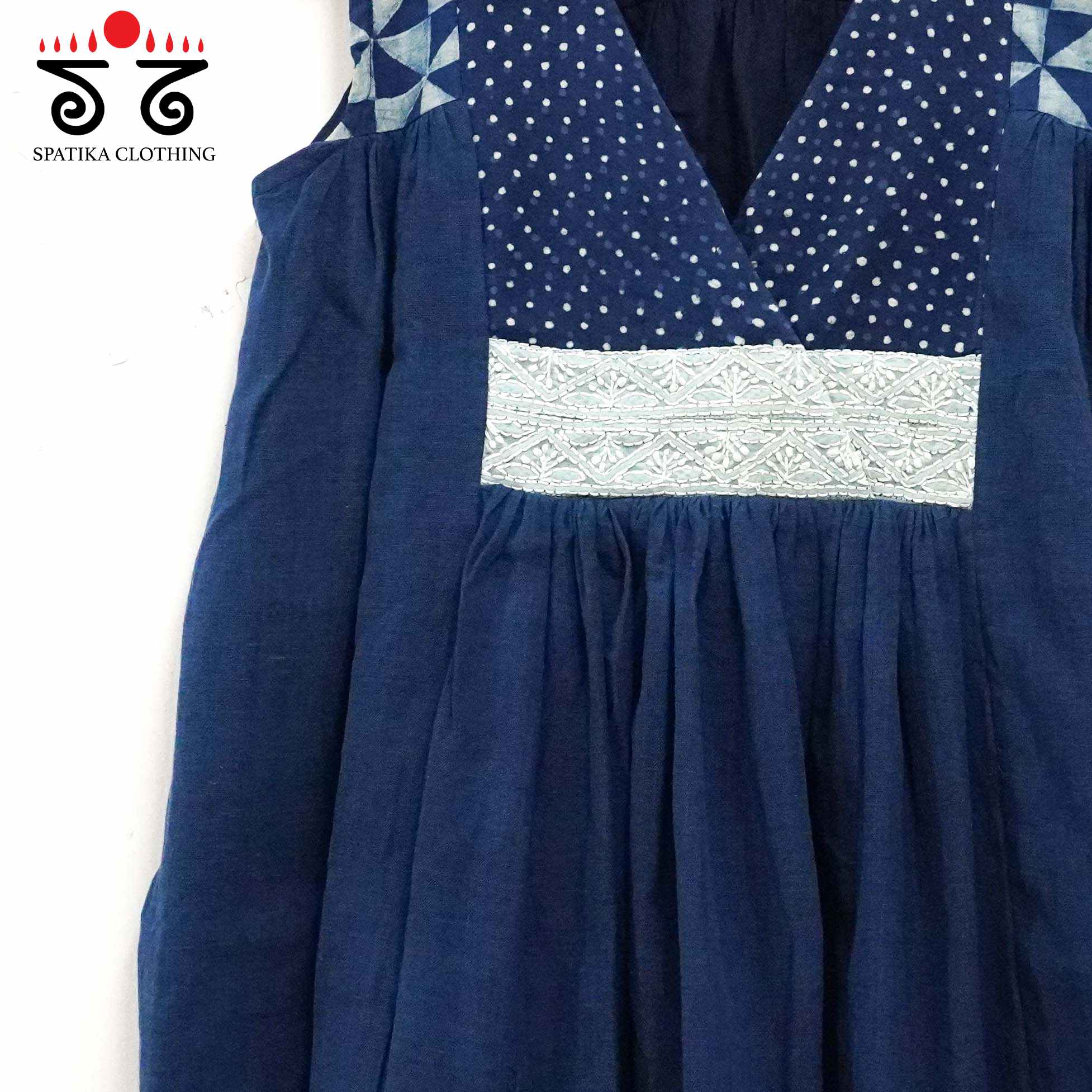 Hand Embroidered Crop Top