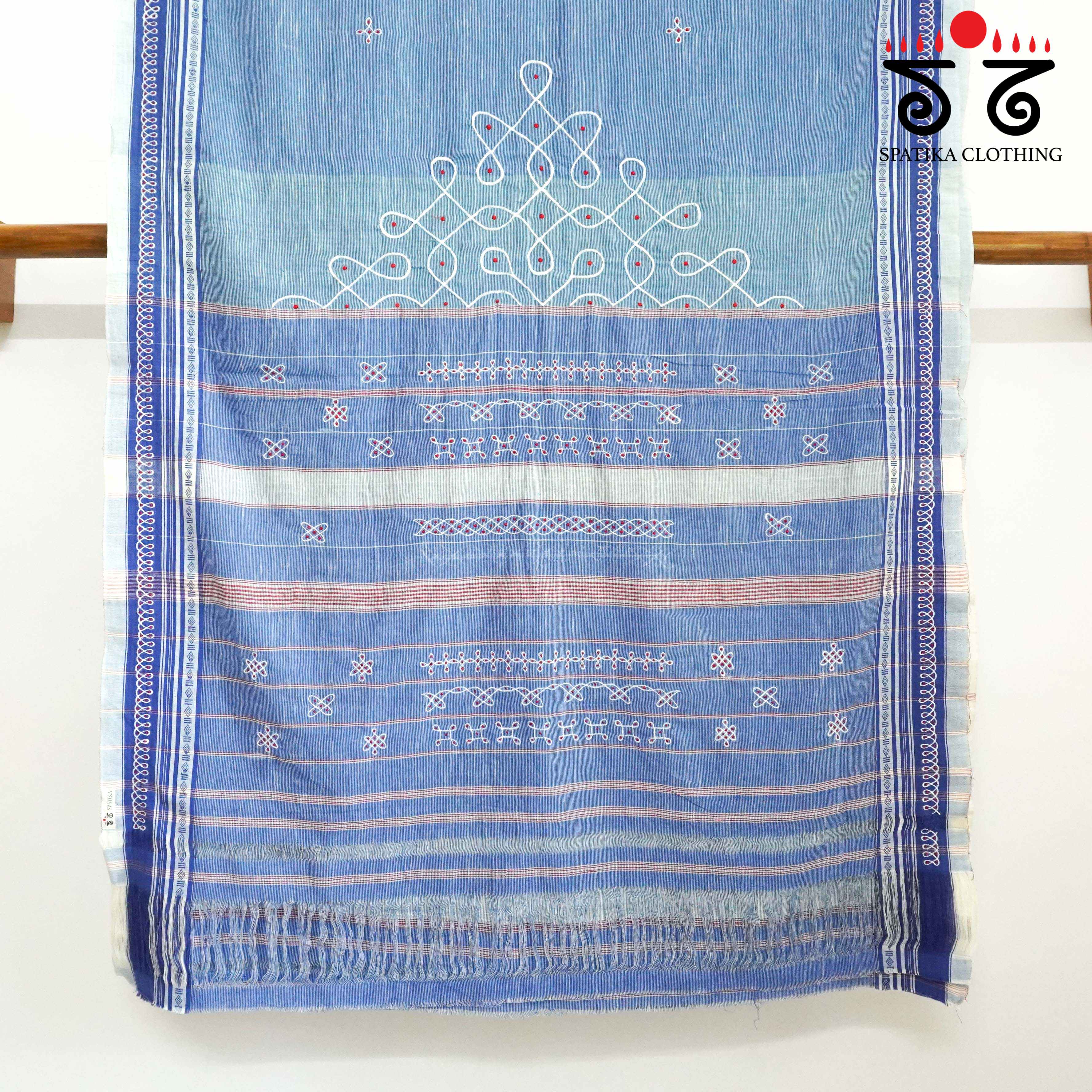 Aane Hejje with kolam- Revival Saree