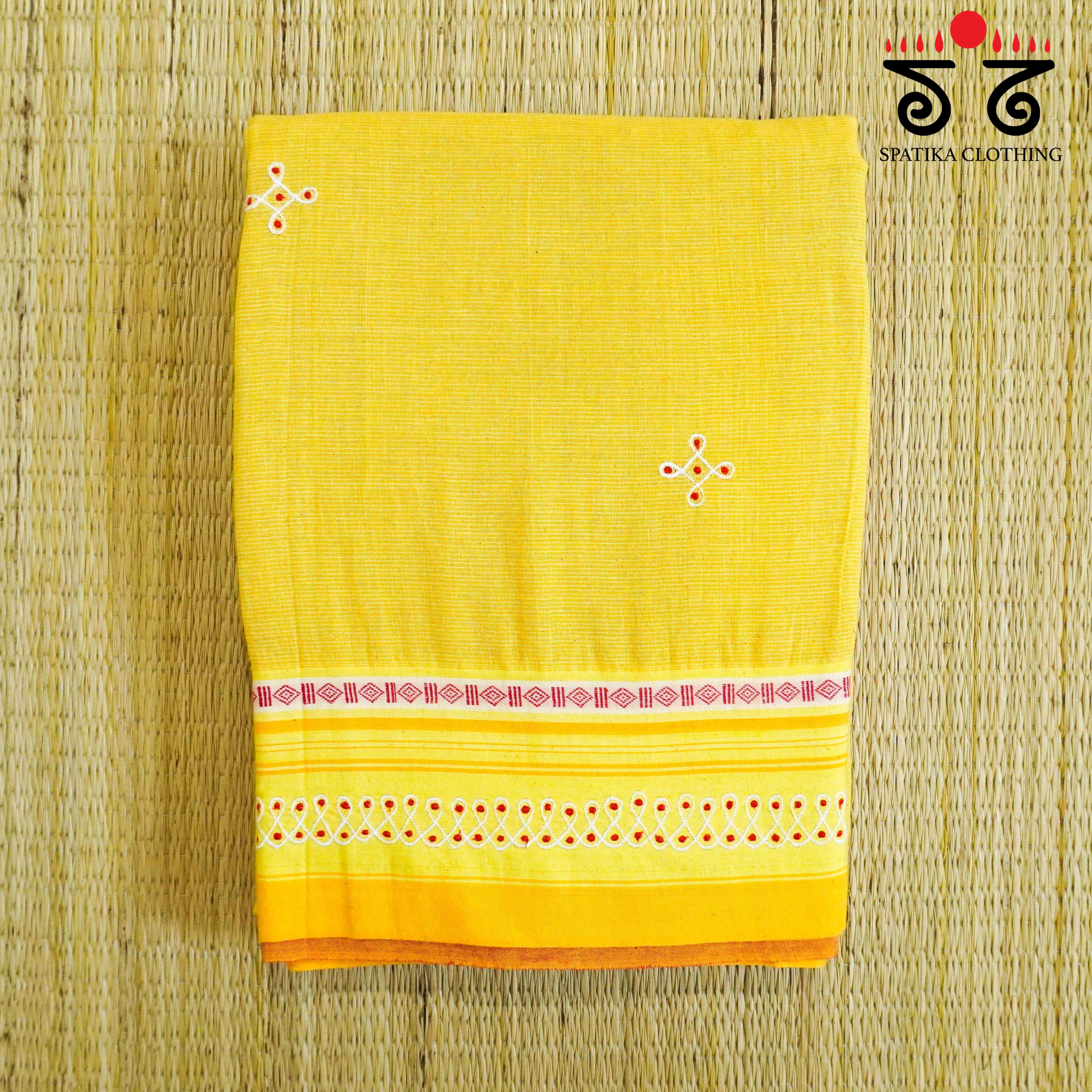 Aane Hejje with kolam- Revival Saree