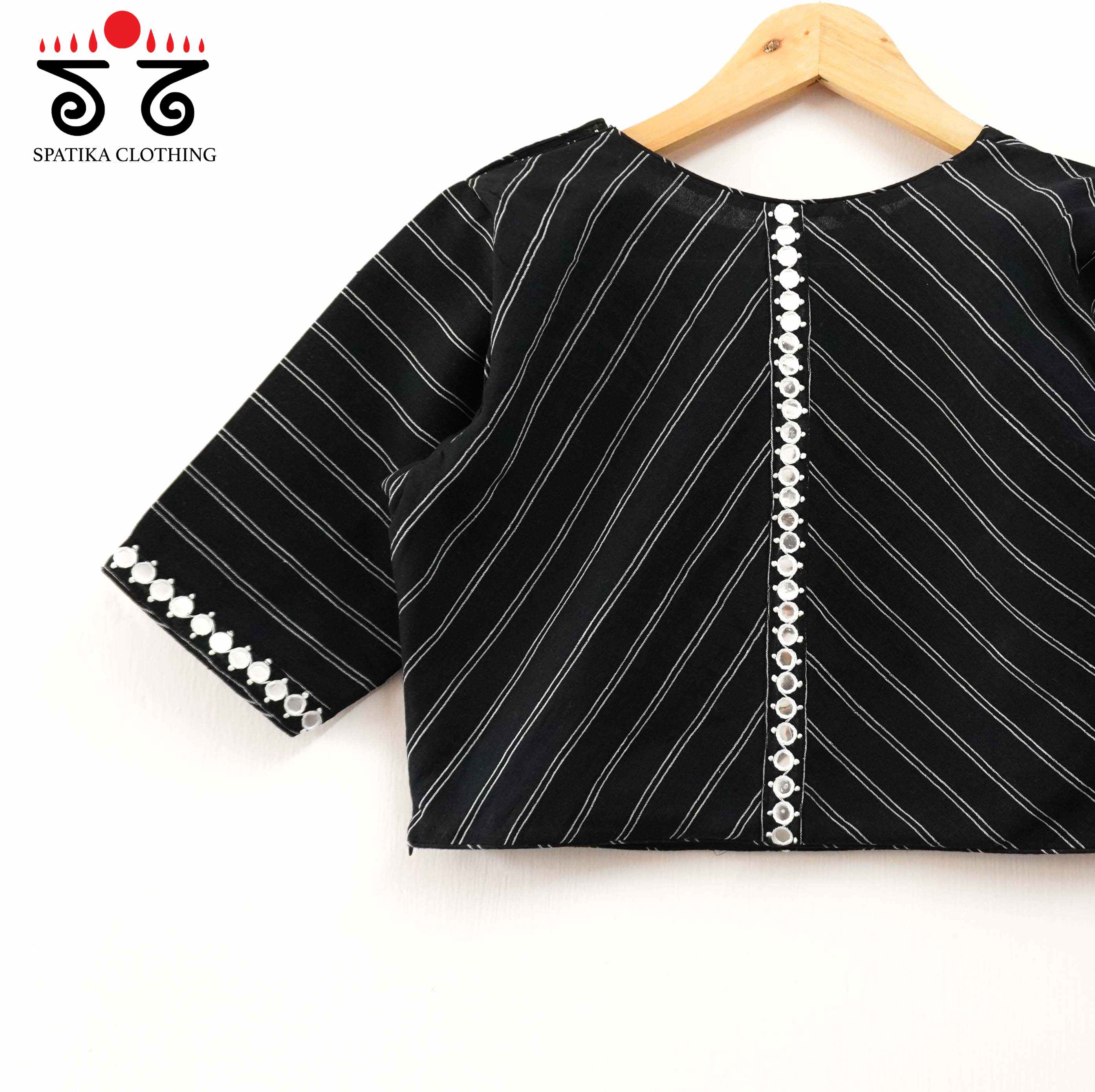 Stripes & Mirrors - New Handcrafted Blouse