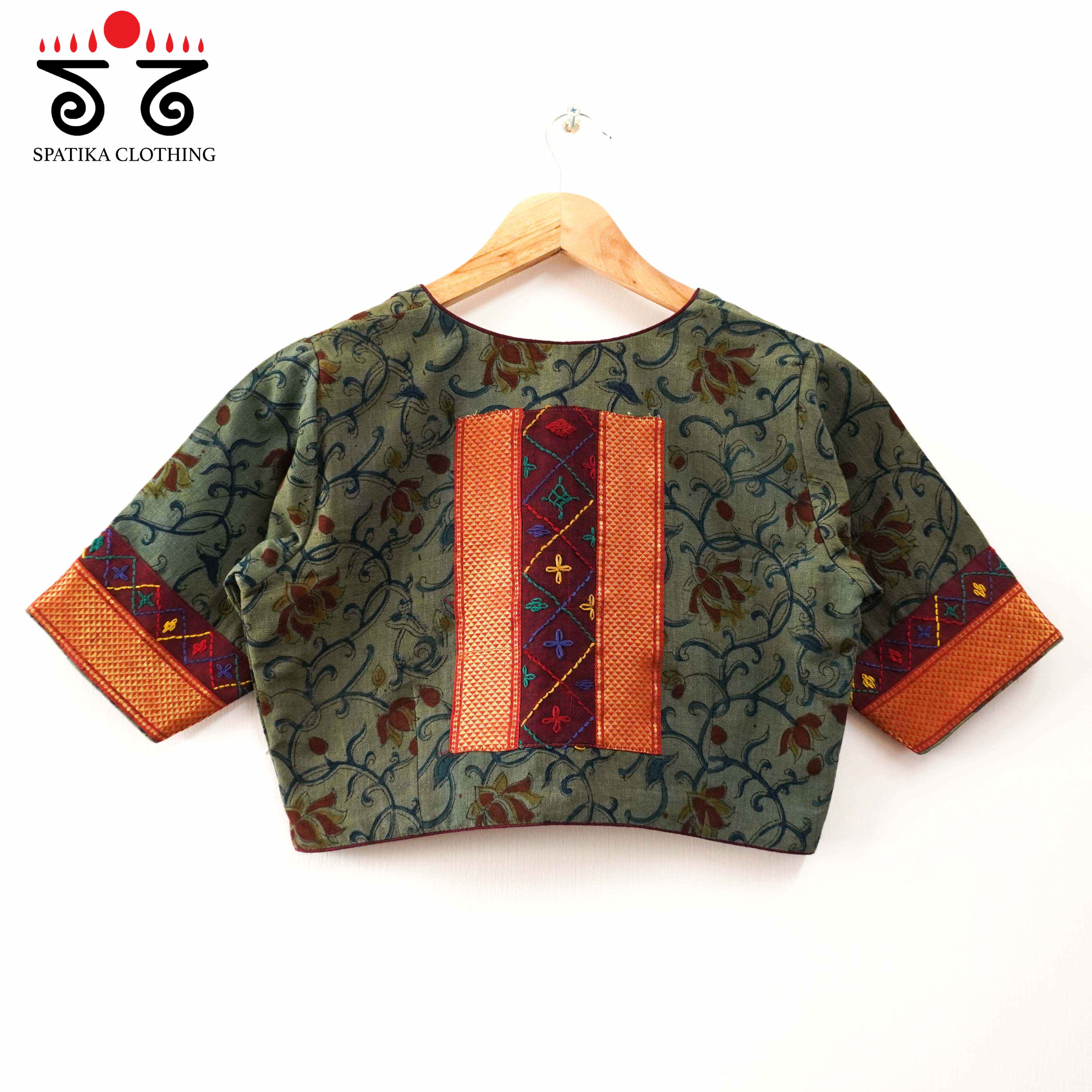 Kalamkari Block Printed - Lambani Blouse